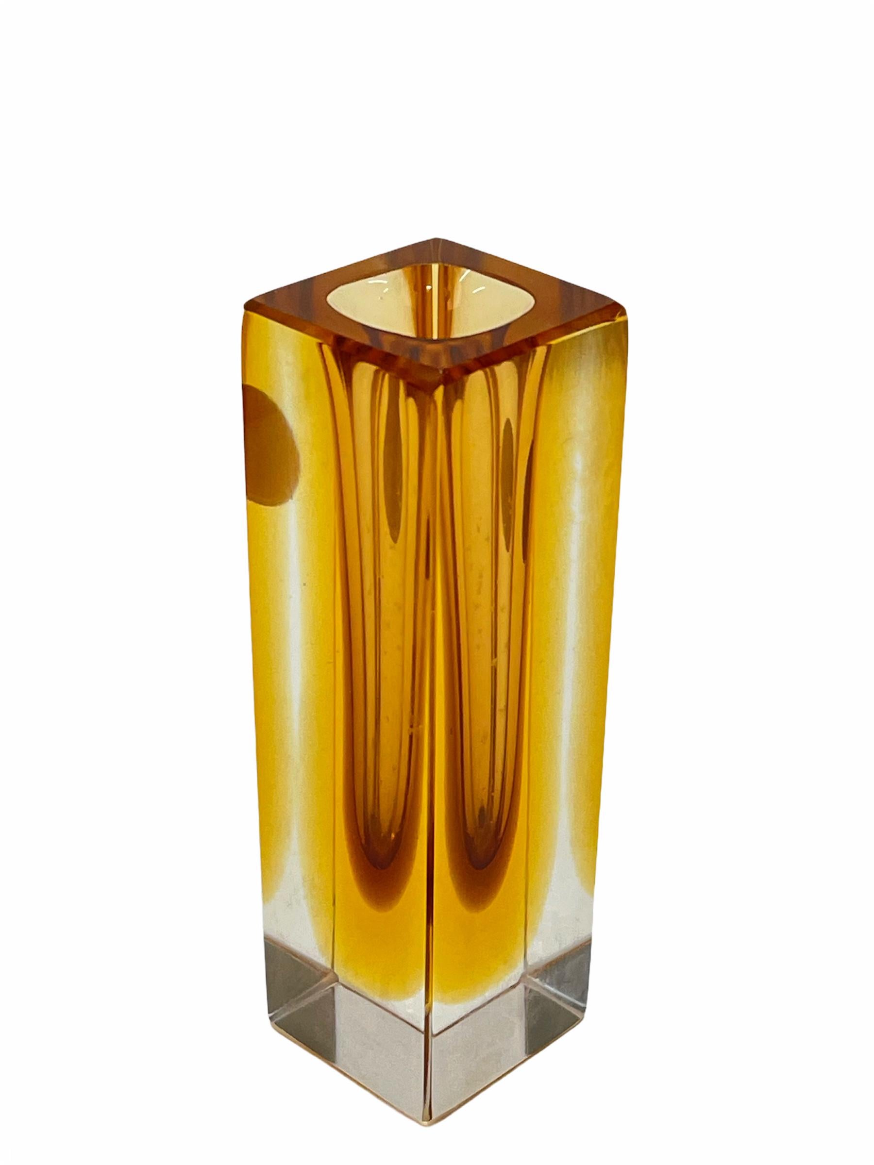 Italienische künstlerische Muranoglas-Vase 