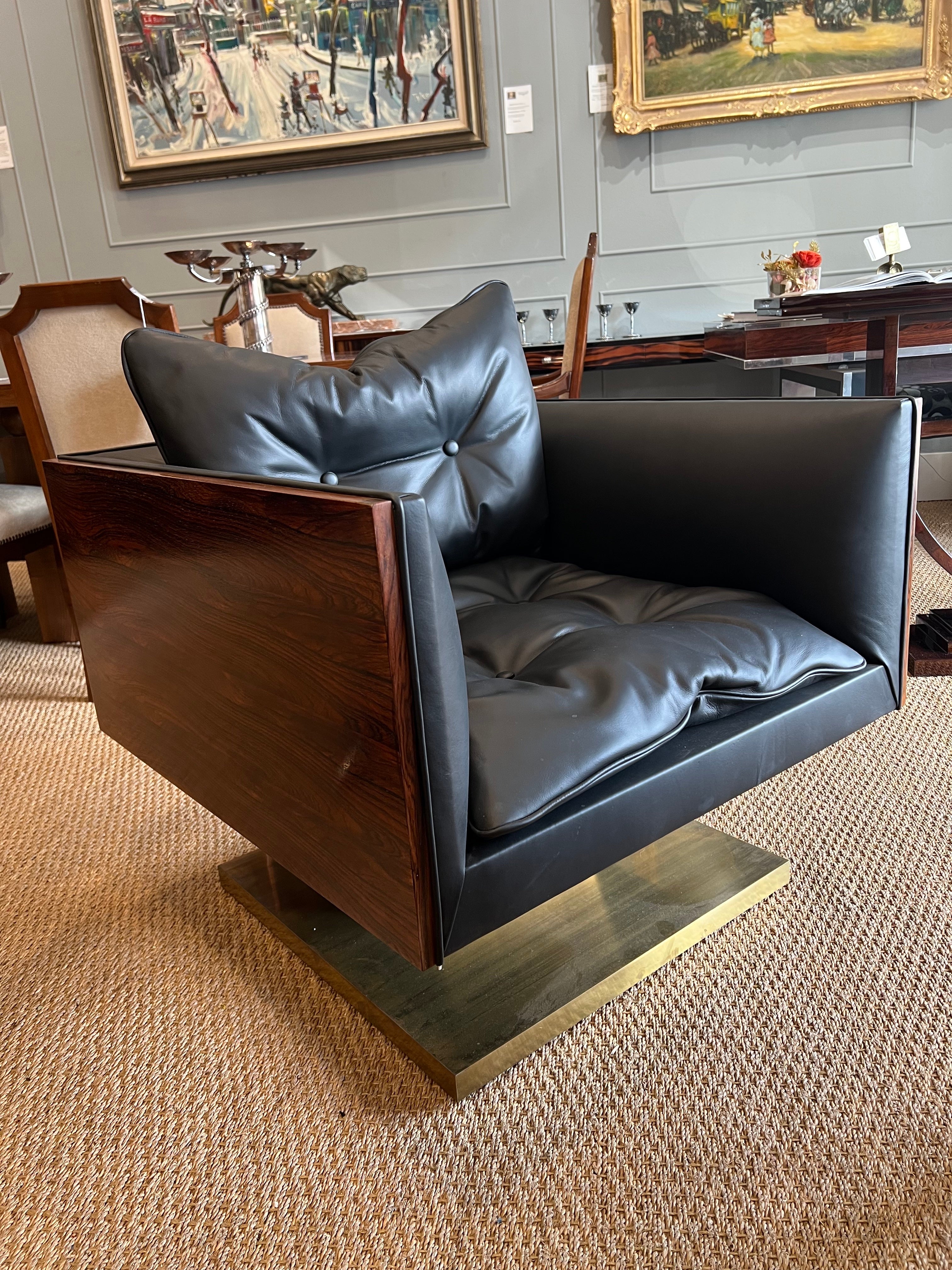 Sillón americano de mediados de siglo, obra de W. Platner en venta