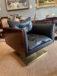 Sillón americano de mediados de siglo, obra de W. Platner