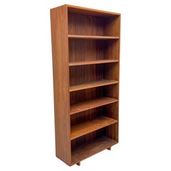 Midcentury American Studio Craft Richard Artschwager Walnut tall bookcase