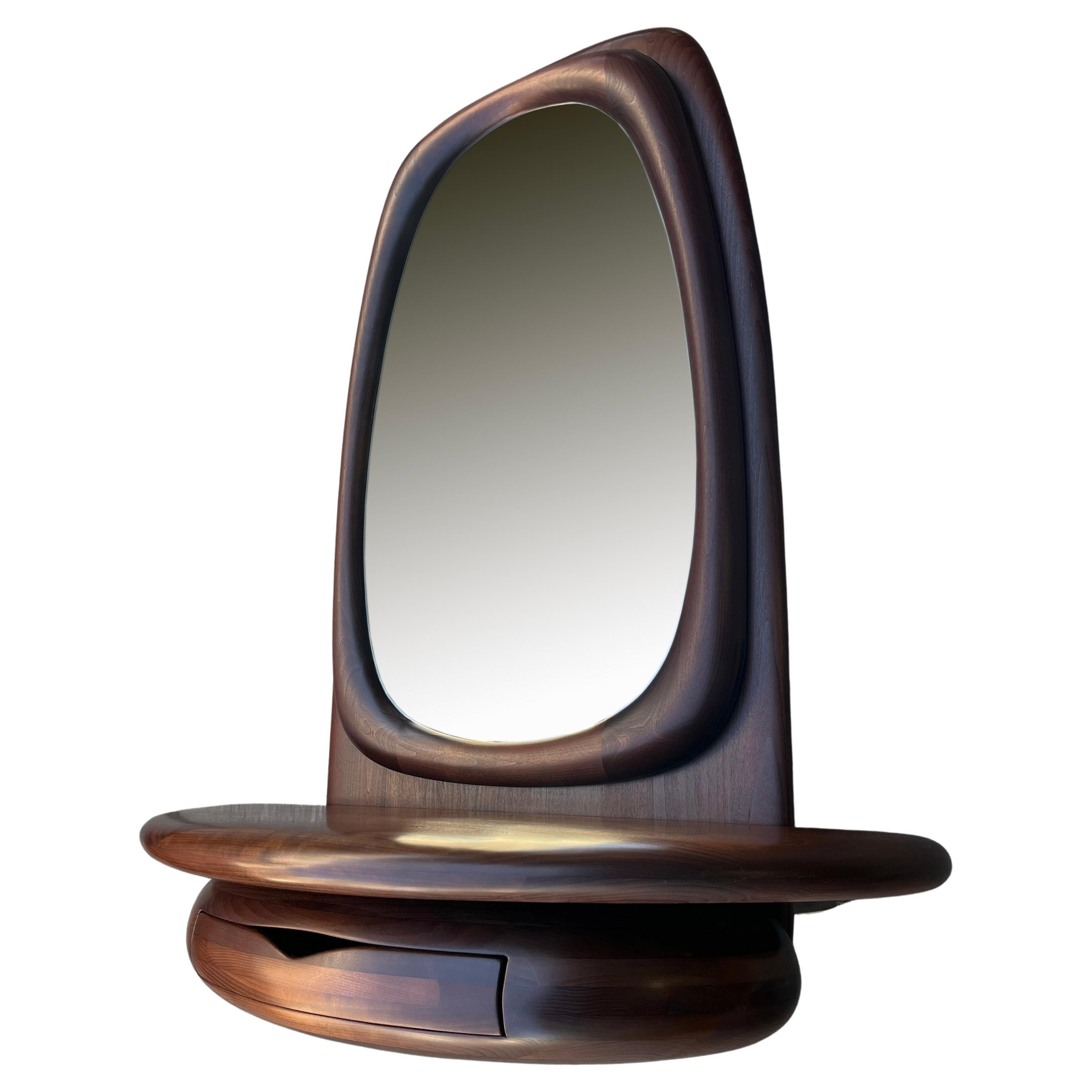 Mid-Century Modern Midcentury American Studio Mirror by Dean Santner For Sale