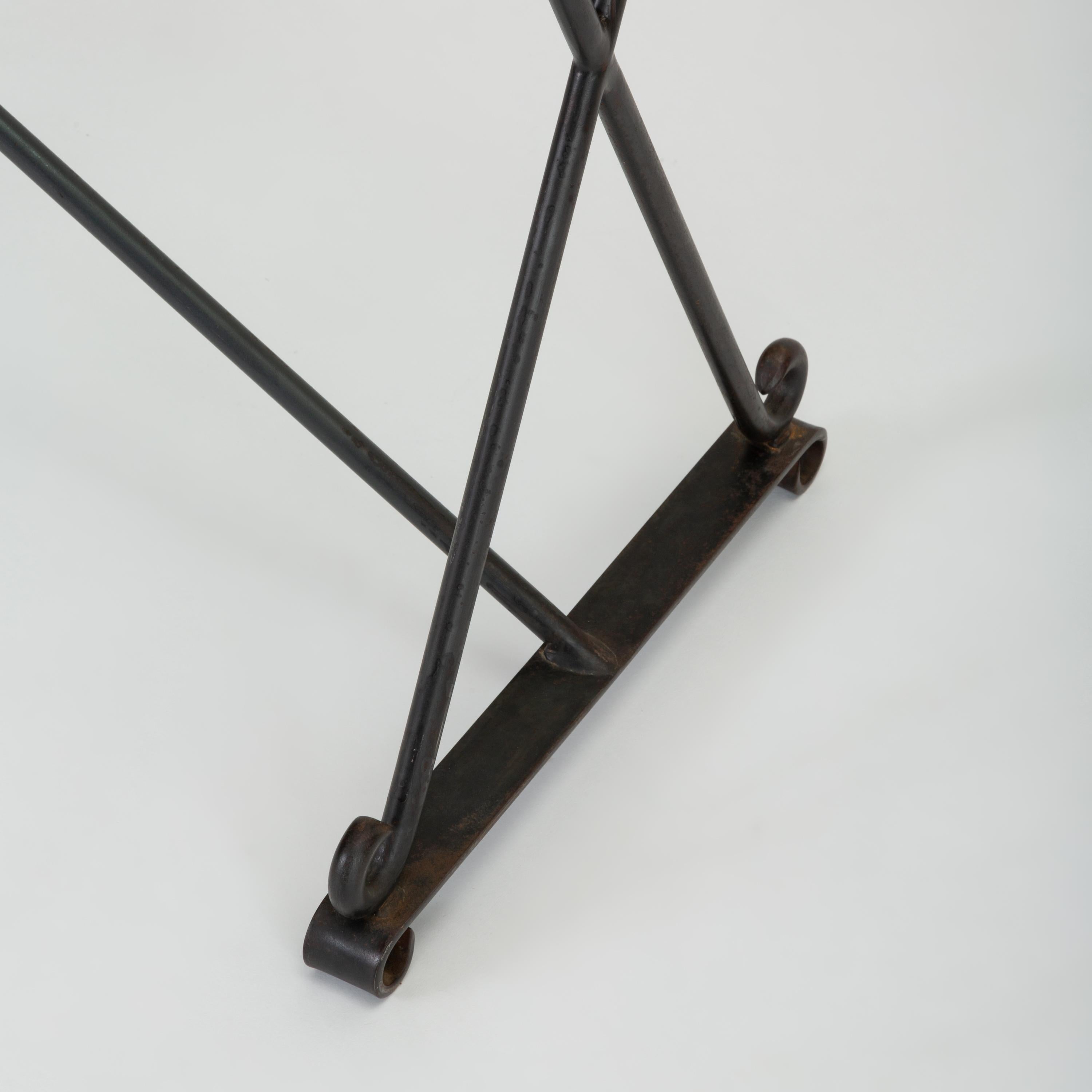 MidCentury American Wrought Iron Console Table 13