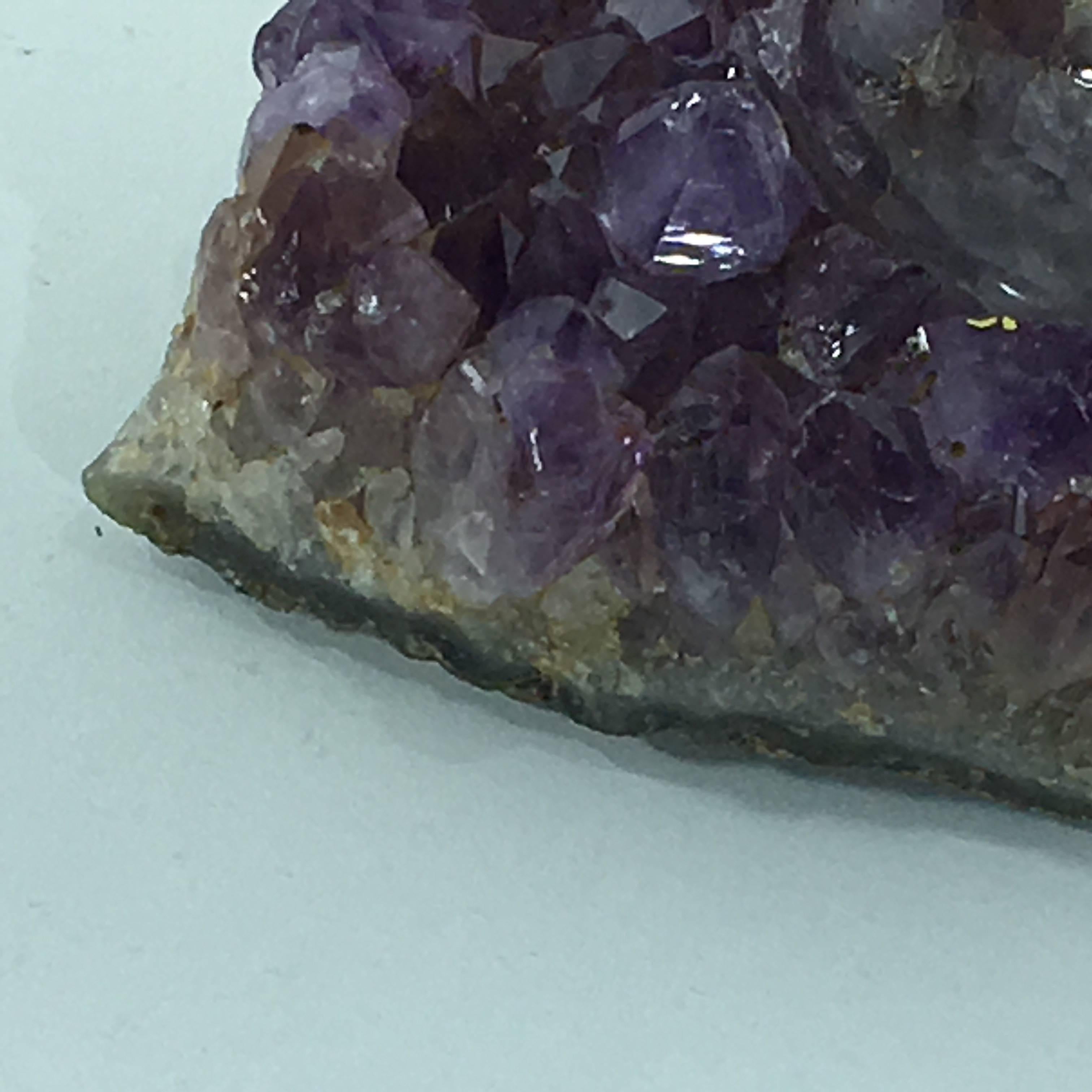 Zimbabwean Midcentury Amethyst Ashtray from Zambie with Medium Size and Purple Color