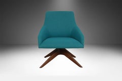 Silla giratoria de Andreu World de mediados de siglo