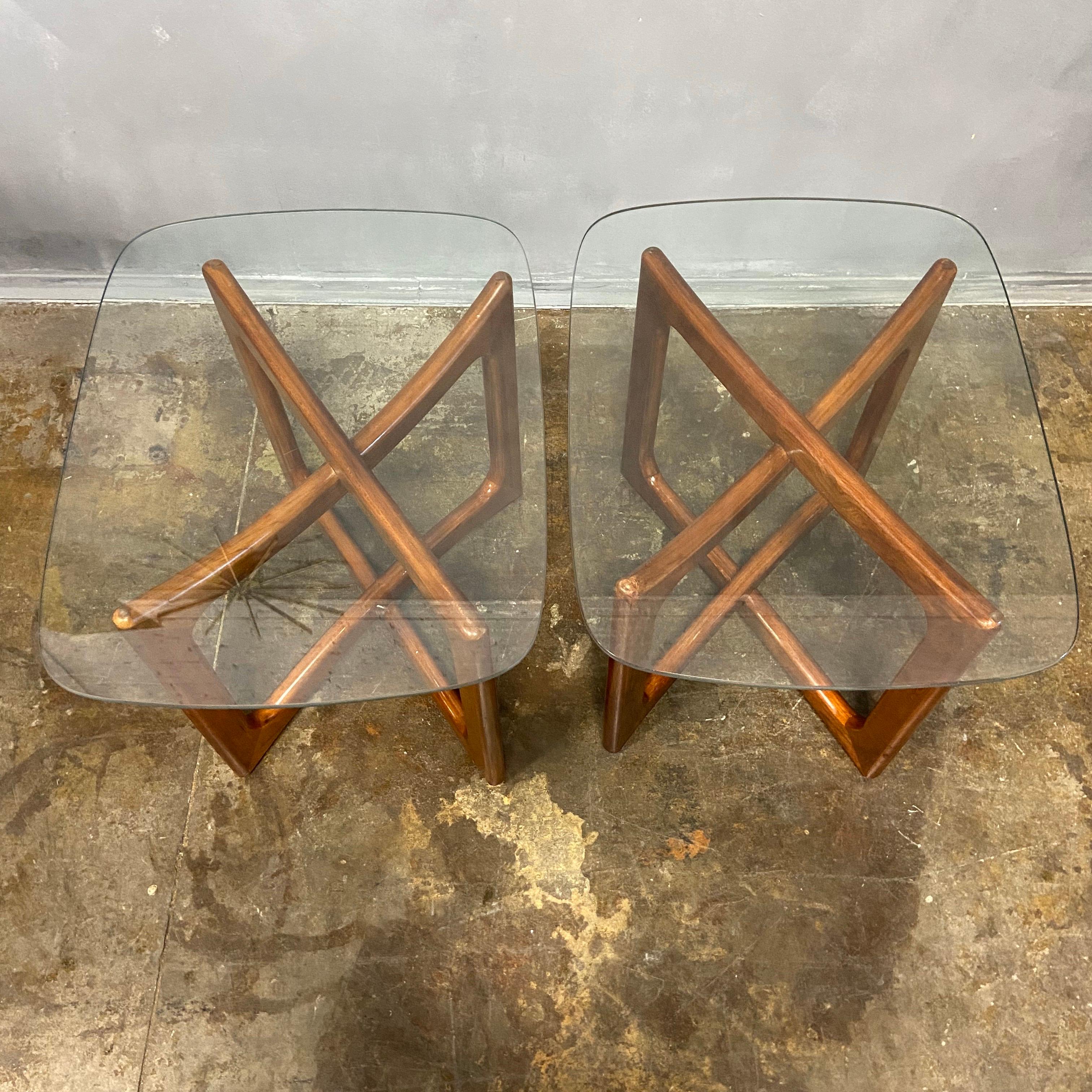 Midcentury Adrian Pearsall Side Tables In Good Condition In BROOKLYN, NY