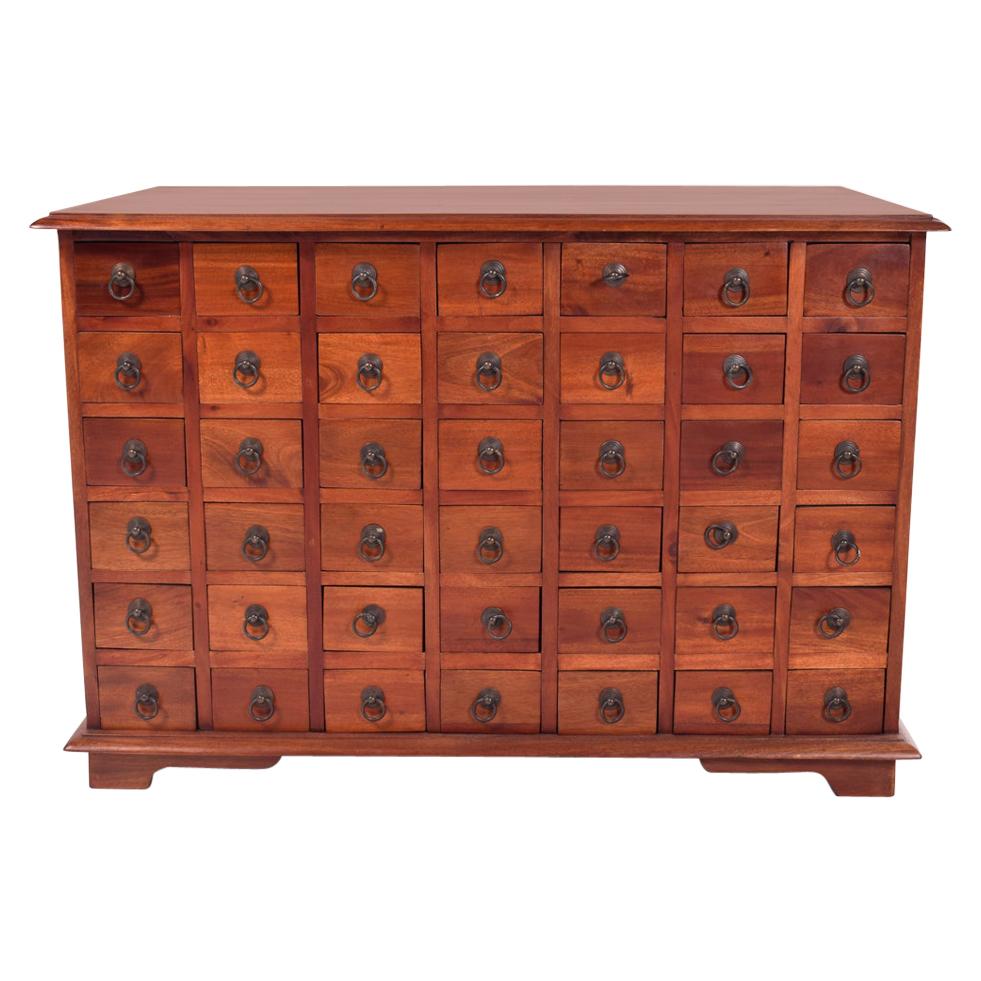 Midcentury Apothecary Multi Drawer Cabinet