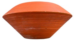 Midcentury Architectural Pottery UFO Ceramic Planter by Zanesville Stoneage