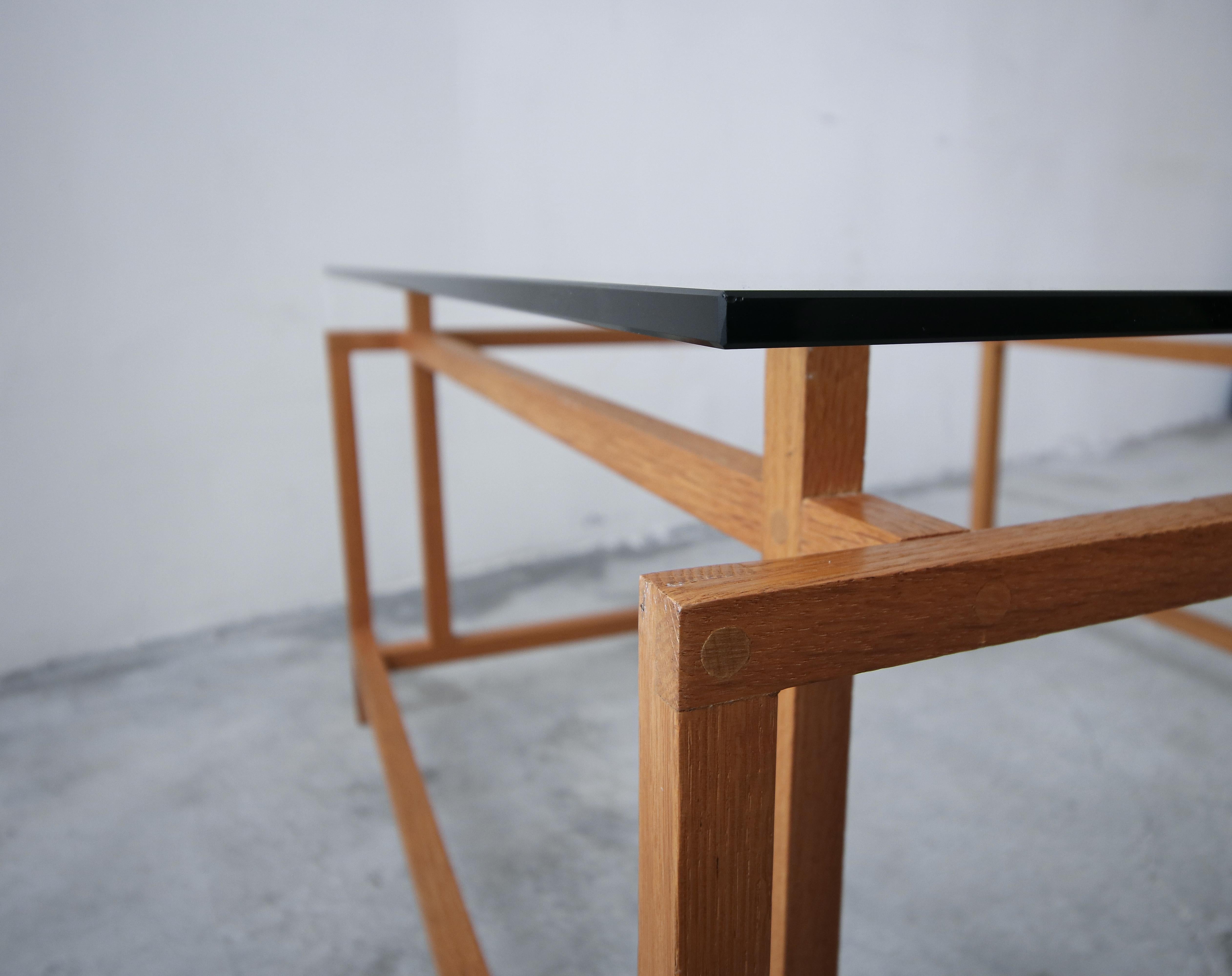 Midcentury Architectural Teak Danish Coffee Table by Henning Norgaard 2