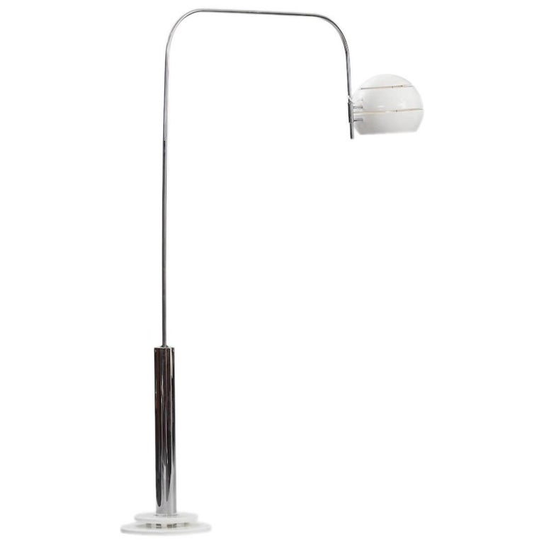 Midcentury Arco Adjustable Floor Lamp at 1stDibs