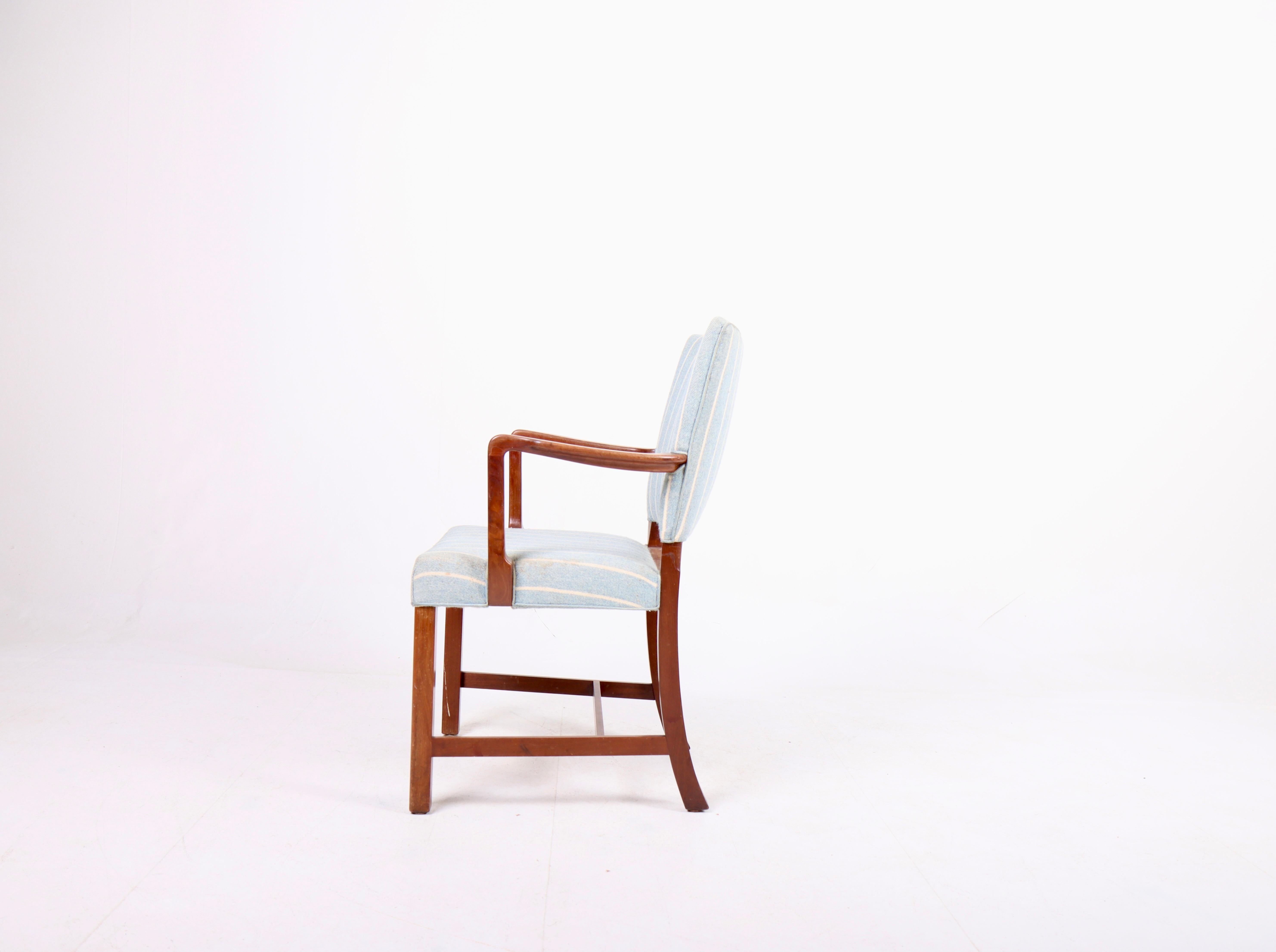 Scandinavian Modern Mid-Century Arm Chair in Teak by Ole Wanscher, Danish Design, 1950s