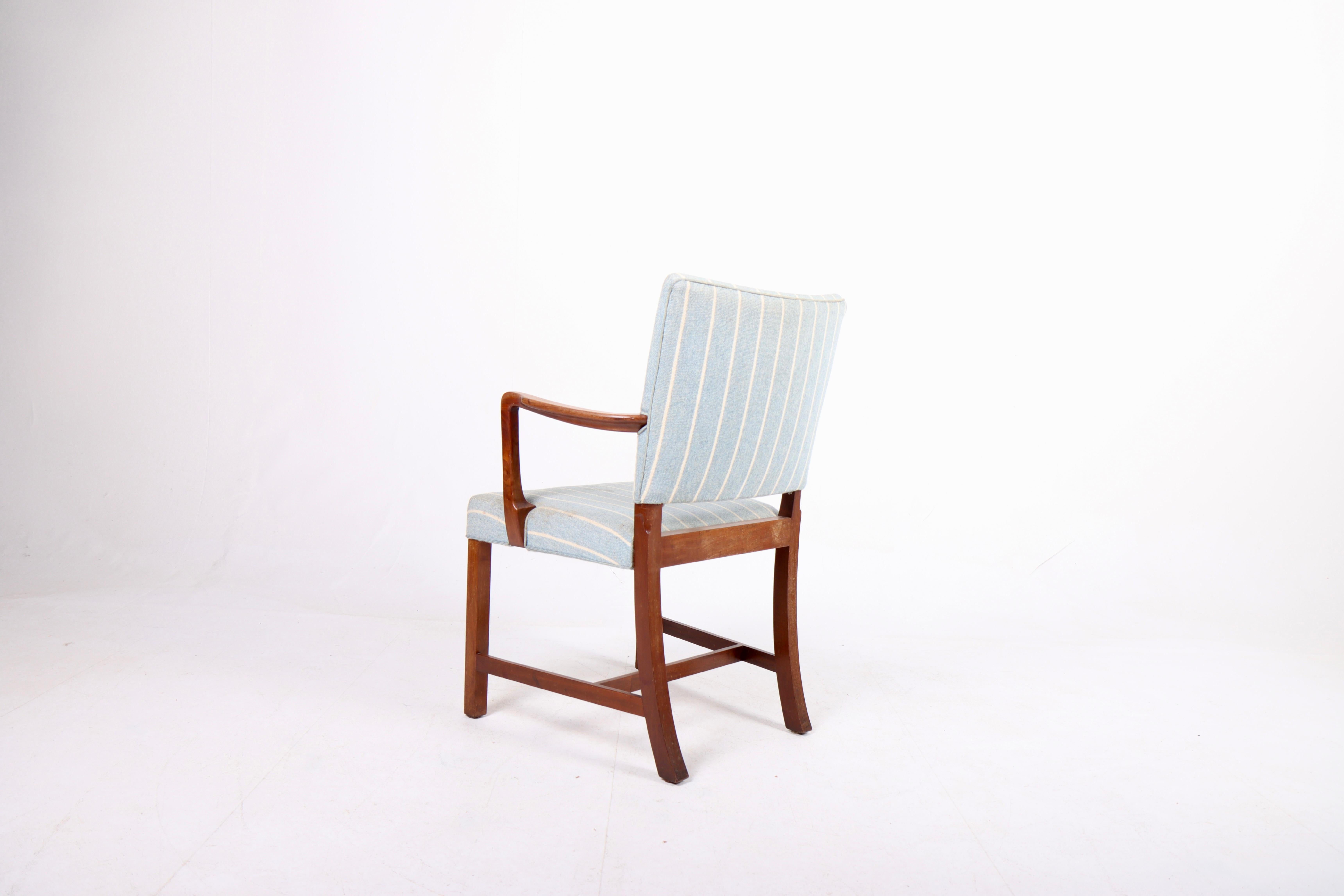 Mid-Century Arm Chair in Teak by Ole Wanscher, Danish Design, 1950s In Fair Condition In Lejre, DK
