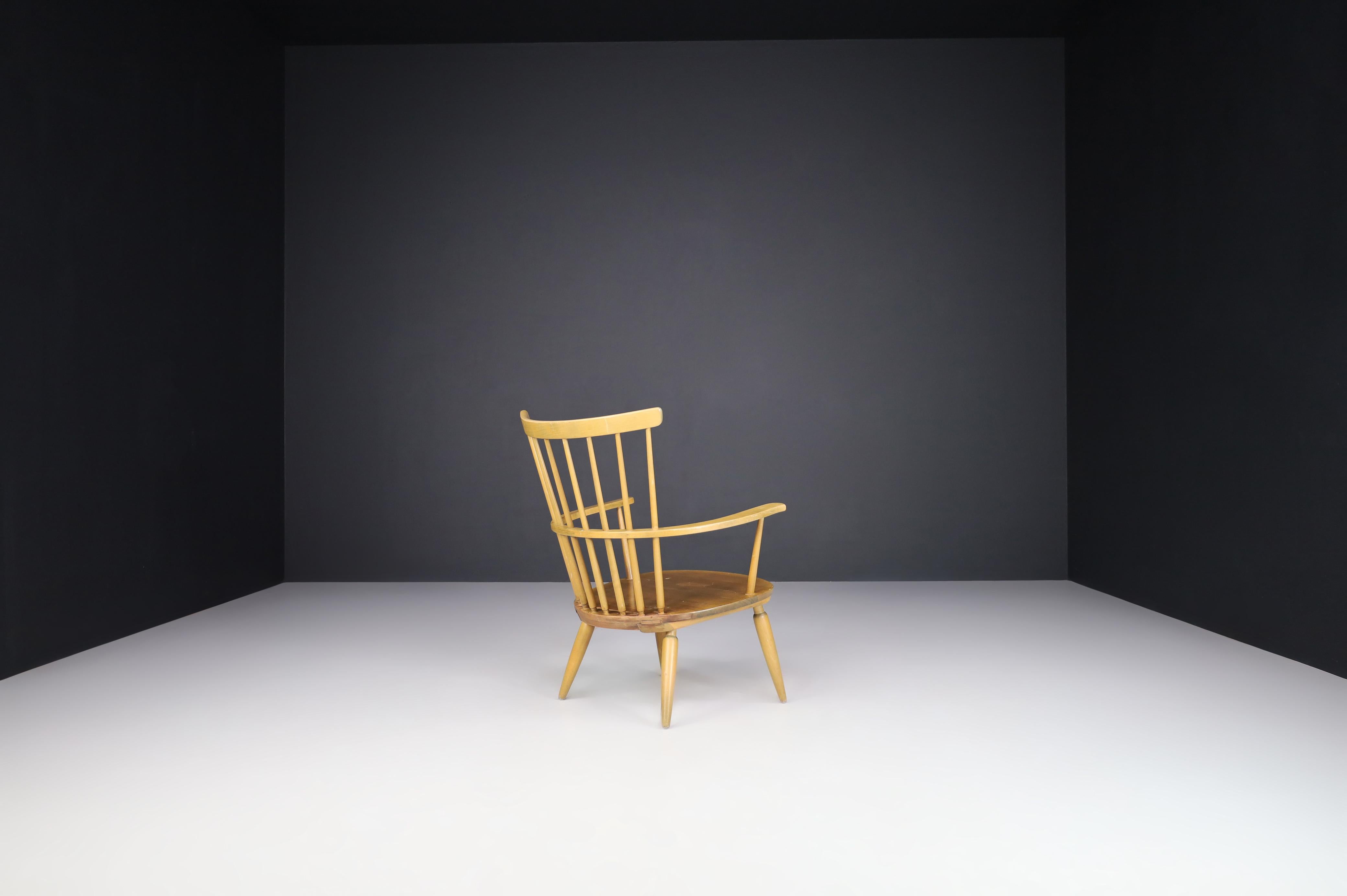Sillón de mediados de siglo de Franz Schuster, Austria, años 50 en venta 3