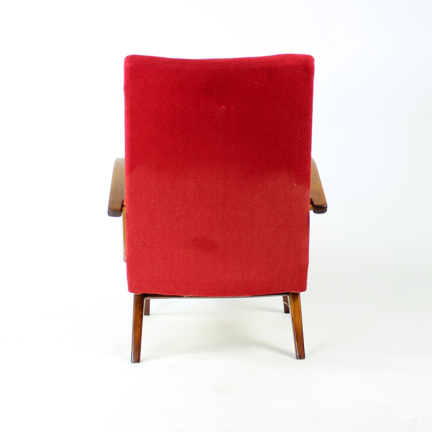 Midcentury Armchair By Ton, Czechoslovakia 1960s For Sale 1