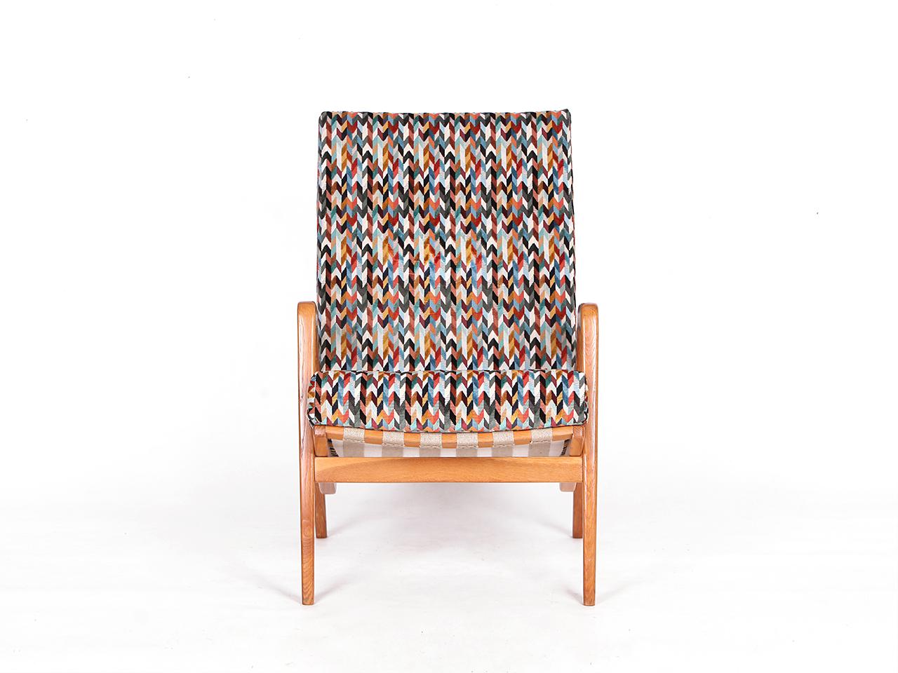 Mid-Century moderno Poltrona di metà secolo di Jan Vanek per Krasna JIzba, anni '50 in vendita