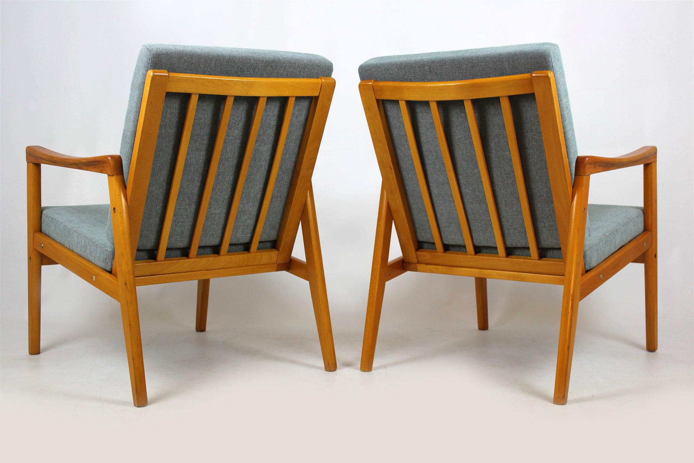 Midcentury Armchairs, 1960s, Set of Two 3
