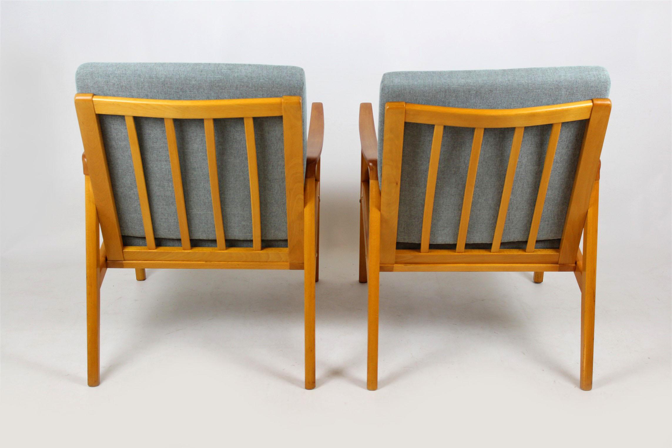 Mid-Century Modern Midcentury Armchairs, 1960s, Set of Two