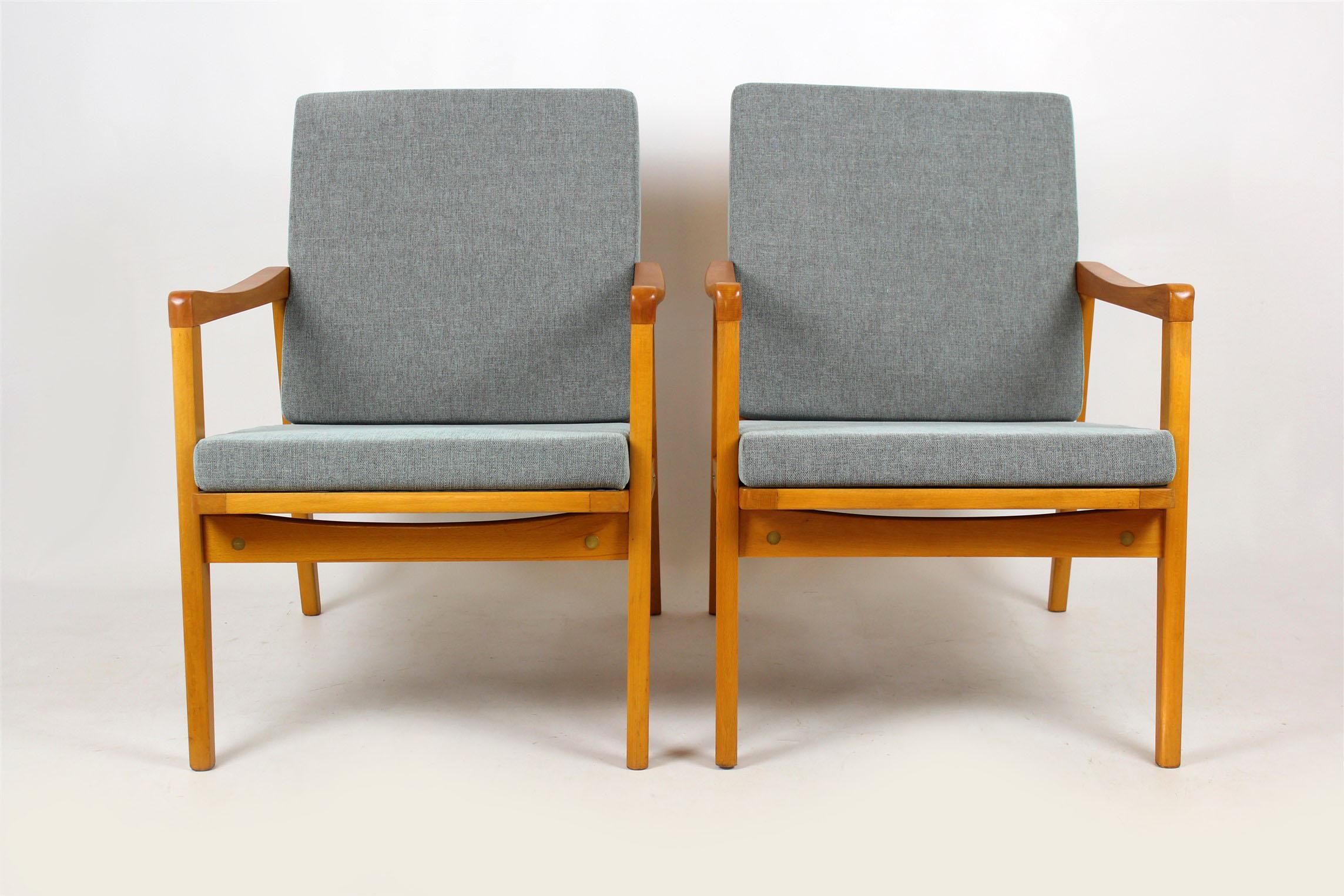 Midcentury Armchairs, 1960s, Set of Two 2