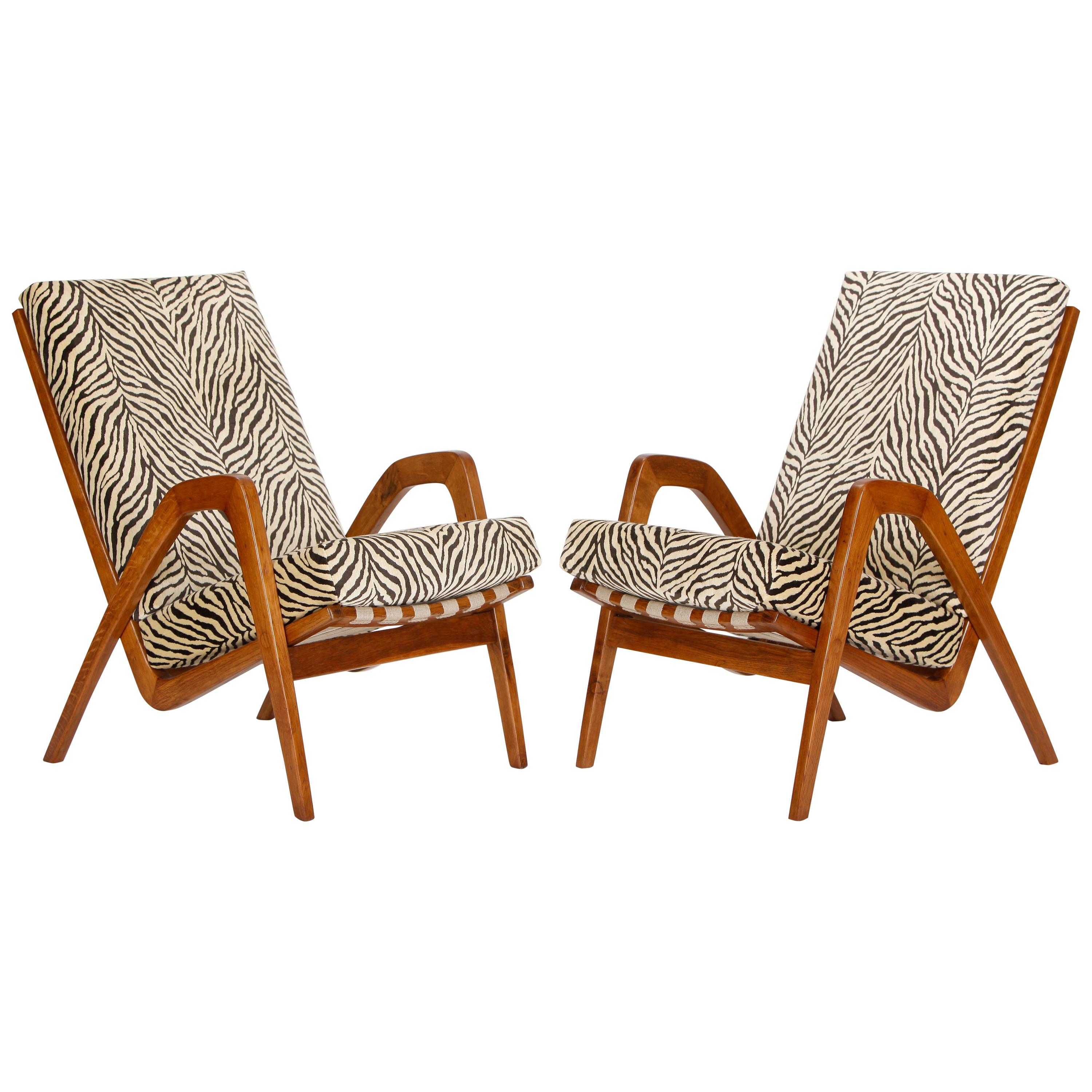 Midcentury Armchairs, 1960s, Set of Two