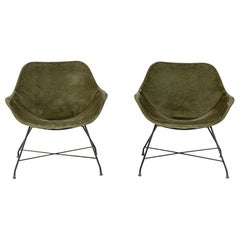 Sillones de mediados de siglo de Augusto Bozzi para Saporiti, Italia 1950
