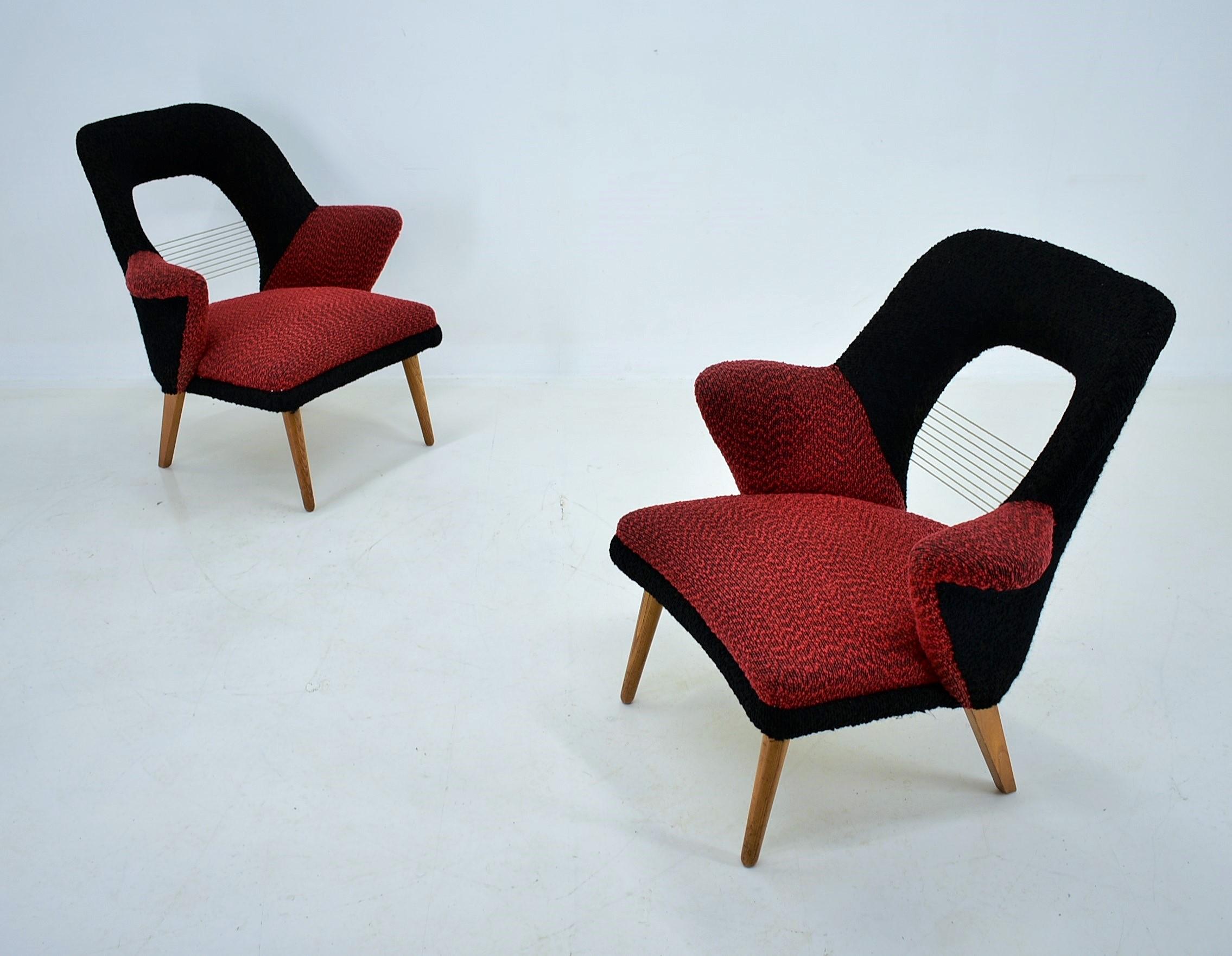 Midcentury Armchairs Designed by Miroslav Navrátil, 1969s For Sale 5