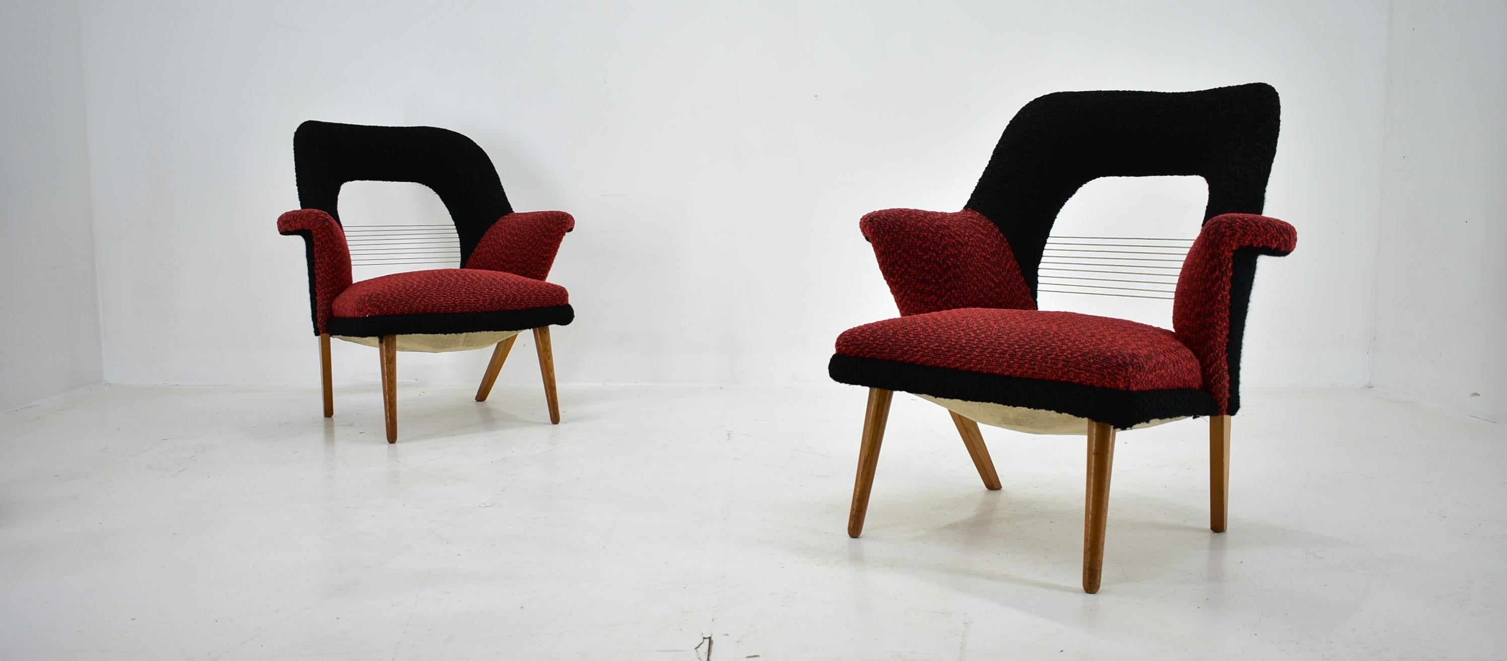 Midcentury Armchairs Designed by Miroslav Navrátil, 1969s For Sale 6