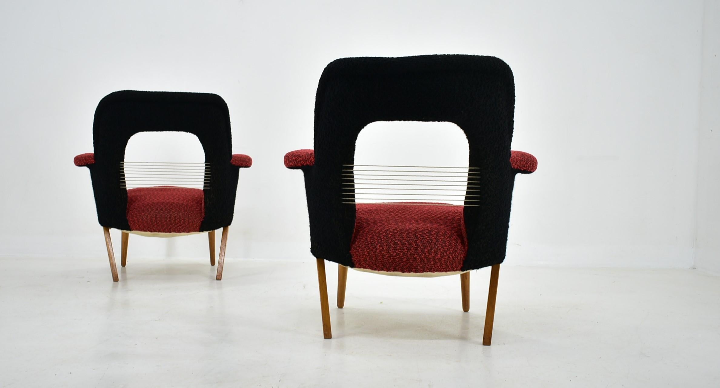 Midcentury Armchairs Designed by Miroslav Navrátil, 1969s For Sale 7