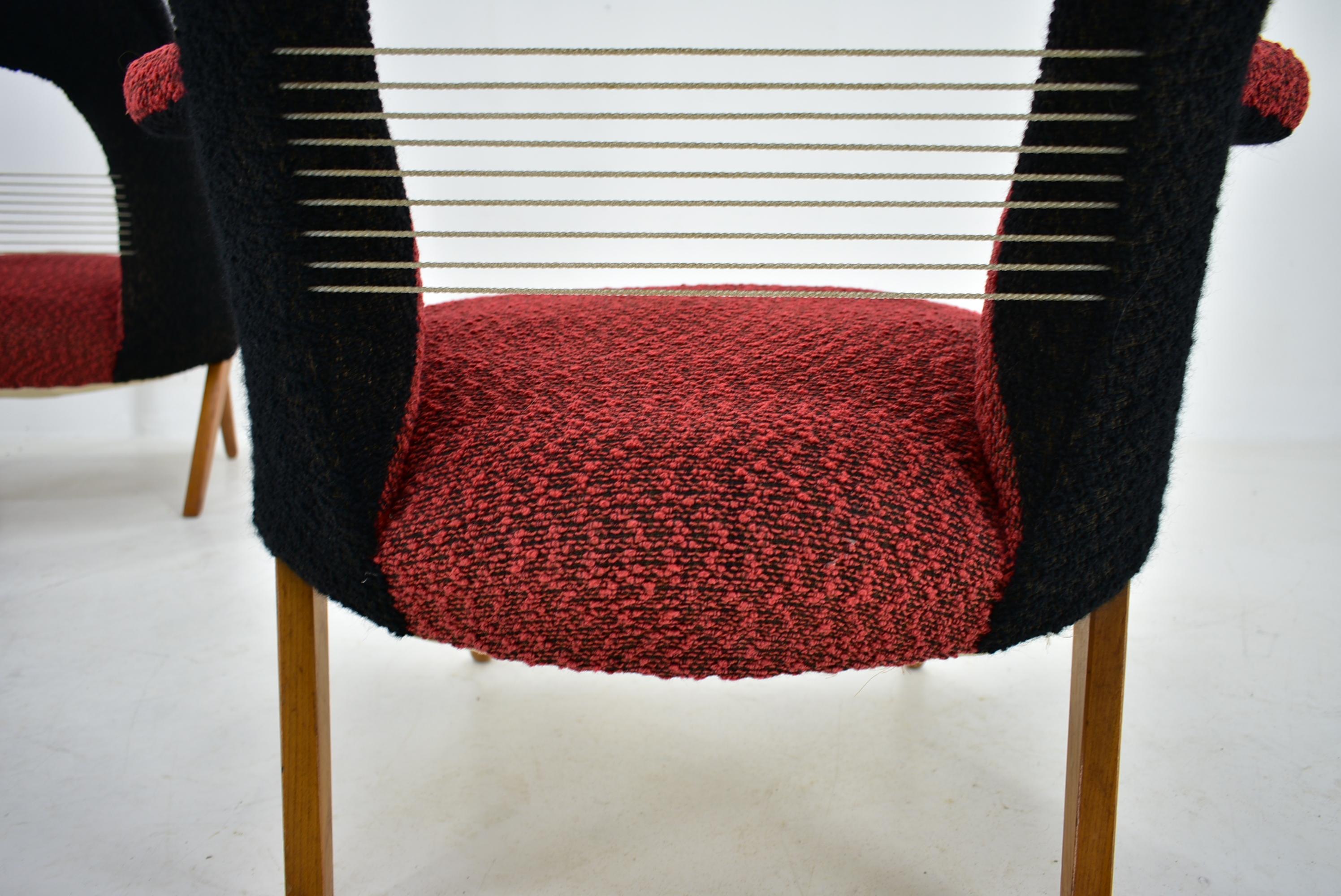Midcentury Armchairs Designed by Miroslav Navrátil, 1969s For Sale 9
