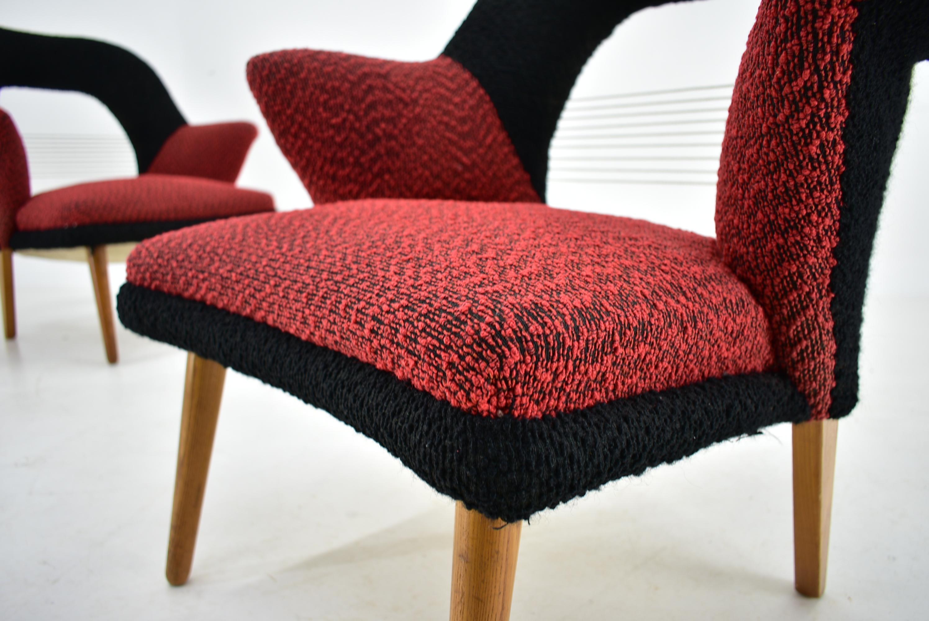 Midcentury Armchairs Designed by Miroslav Navrátil, 1969s For Sale 12