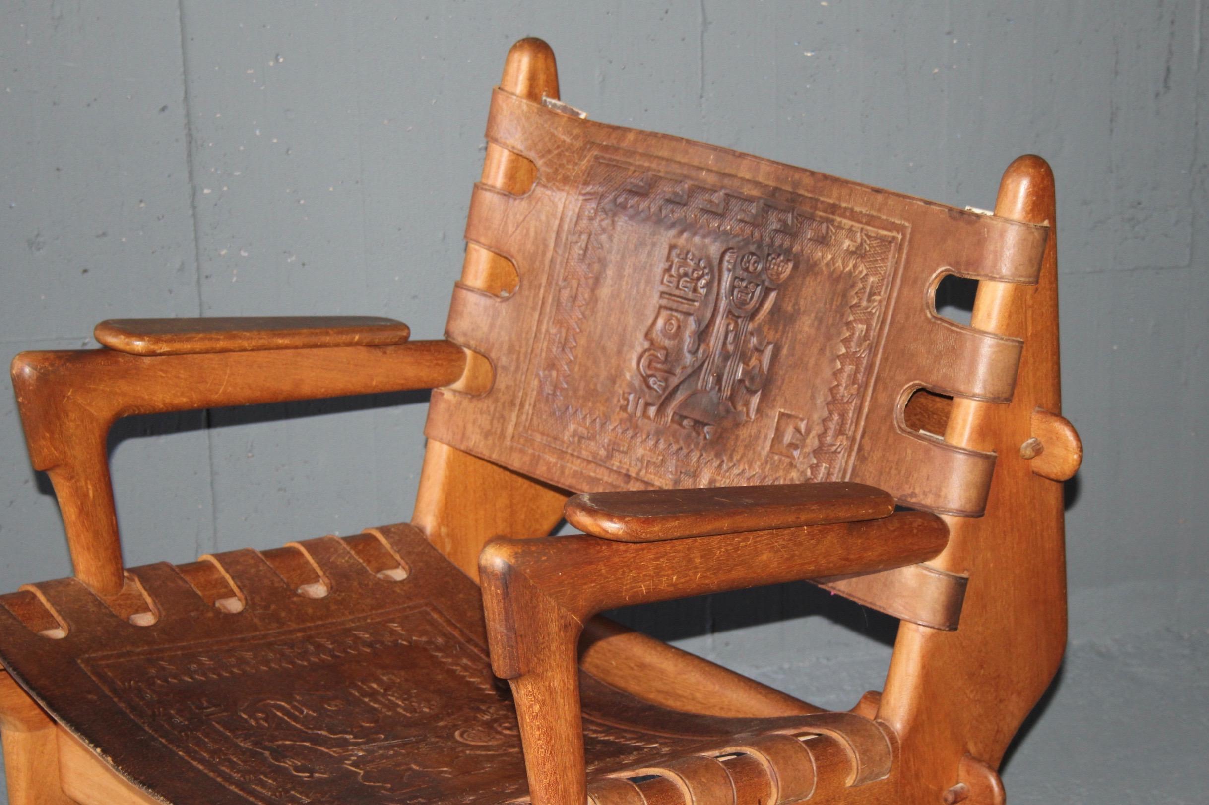 Midcentury Armchairs from Ecuador by Angel Pazmino, 1960s, Set of two 4