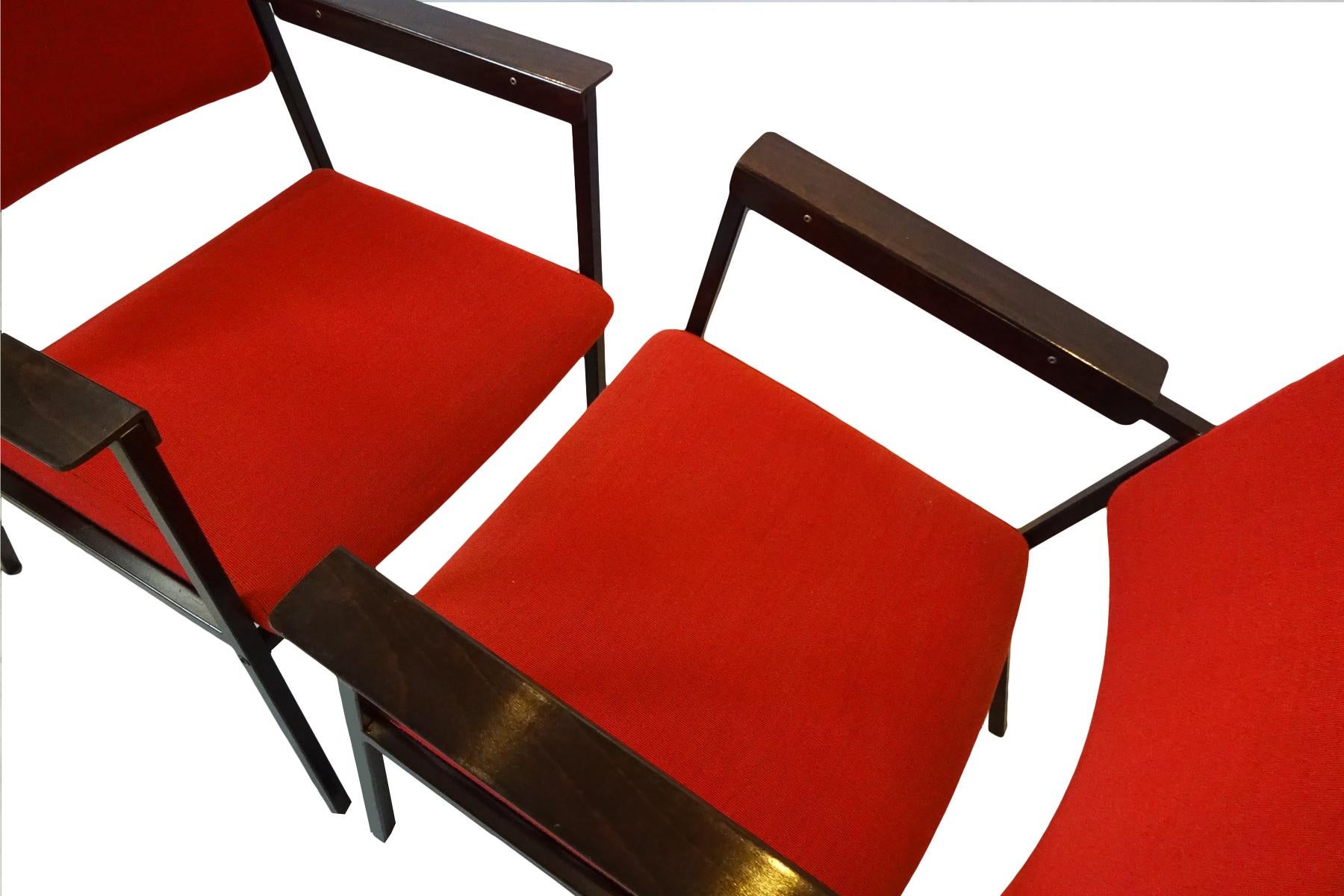 Midcentury Armchairs in the Style of Gijs van der Sluis In Good Condition In Highclere, Newbury