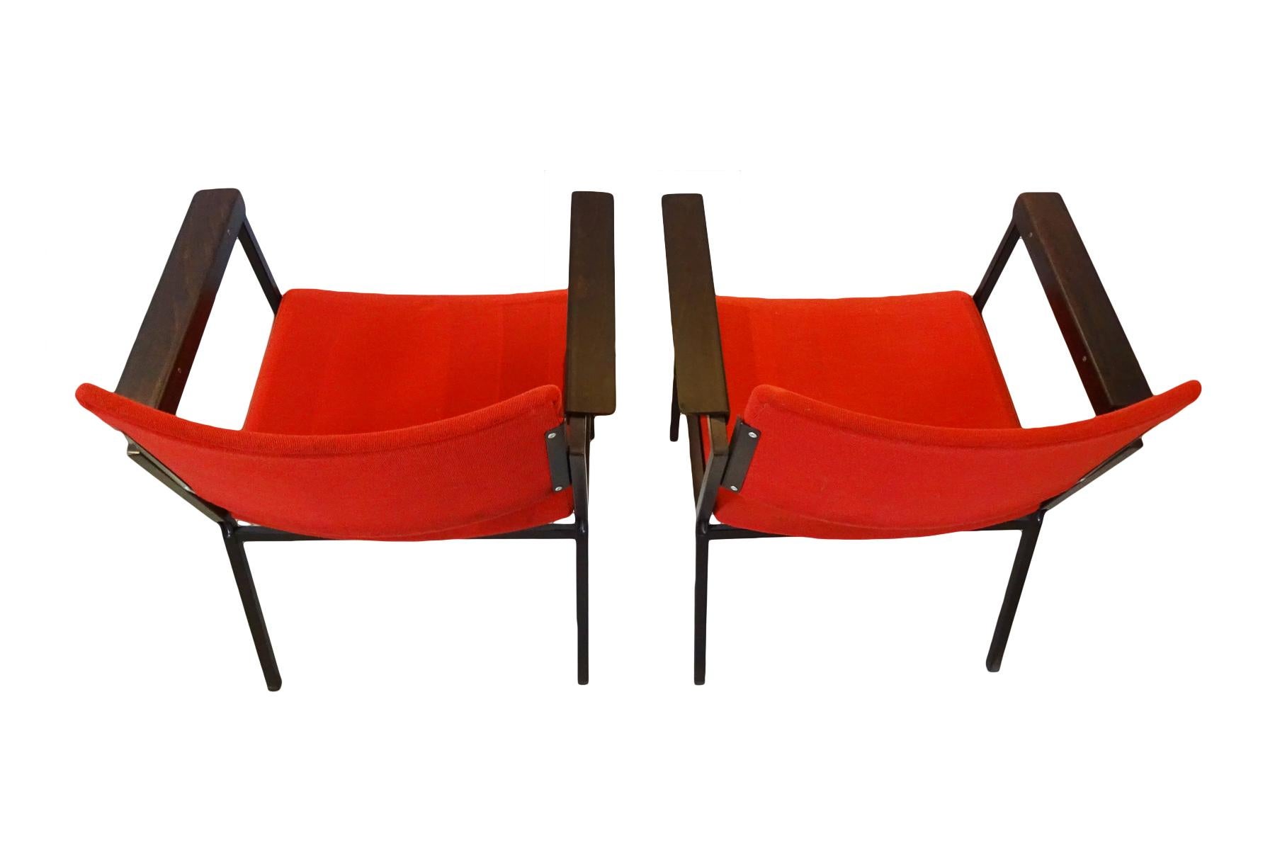 20th Century Midcentury Armchairs in the Style of Gijs van der Sluis