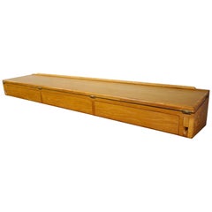 Arne Hovmand-Olsen Wandmontierter Klapptisch Konsole oder Schreibtisch aus der Mitte des Jahrhunderts