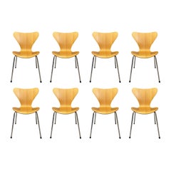 Sillas de mediados de siglo Arne Jacobsen Serie 7