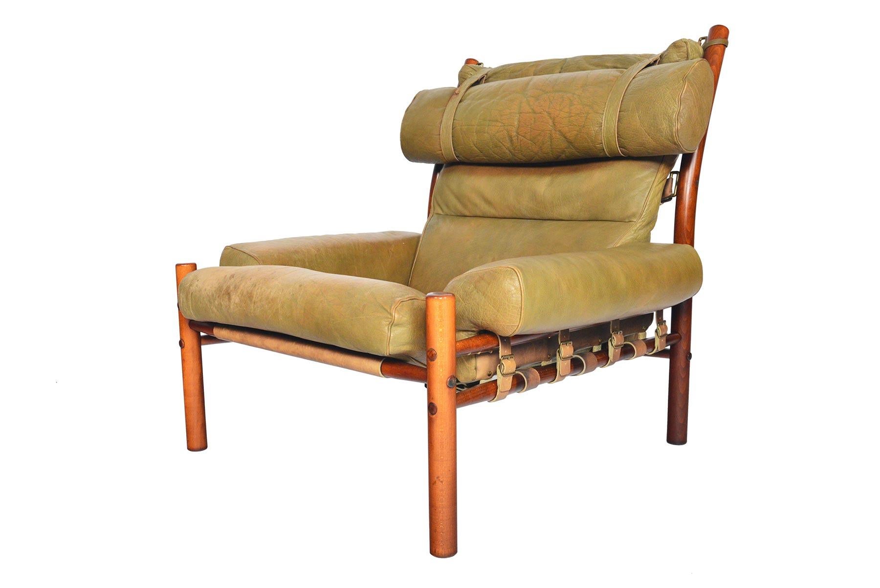 Midcentury Arne Norell Inca High Back Lounge 3