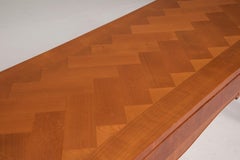 Midcentury Art Deco French Art Deco style Wooden Table Console