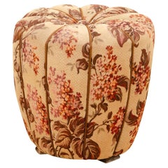 Pouf Art déco du milieu du siècle par Jindřich Halabala, 1950, Tchécoslovaquie