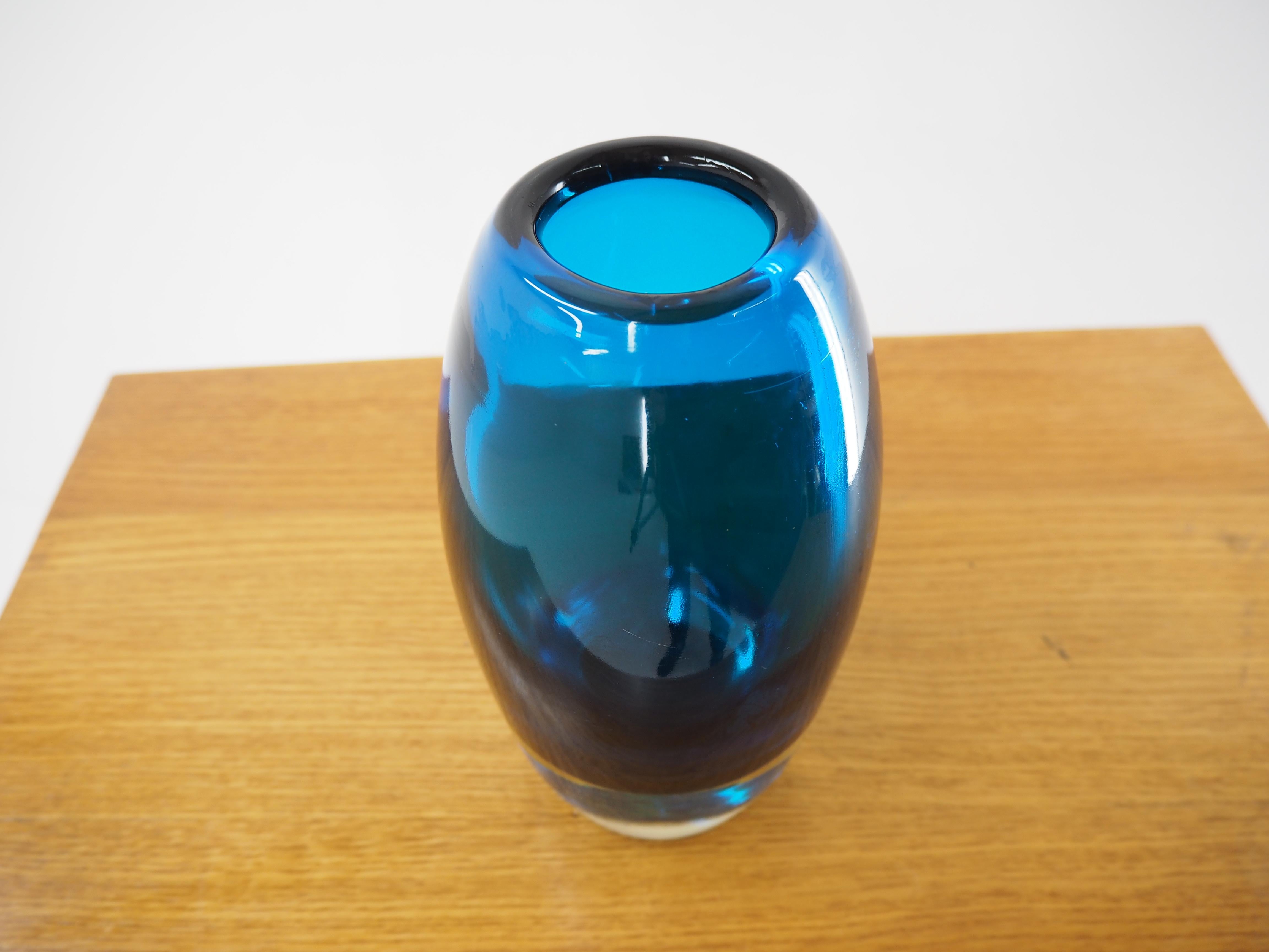 Mid-20th Century Midcentury Art Glass Vase, Czechoslovakia, 1960s