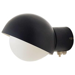 Midcentury Arteluce Style Globe Wall Light, Italy, 1950s