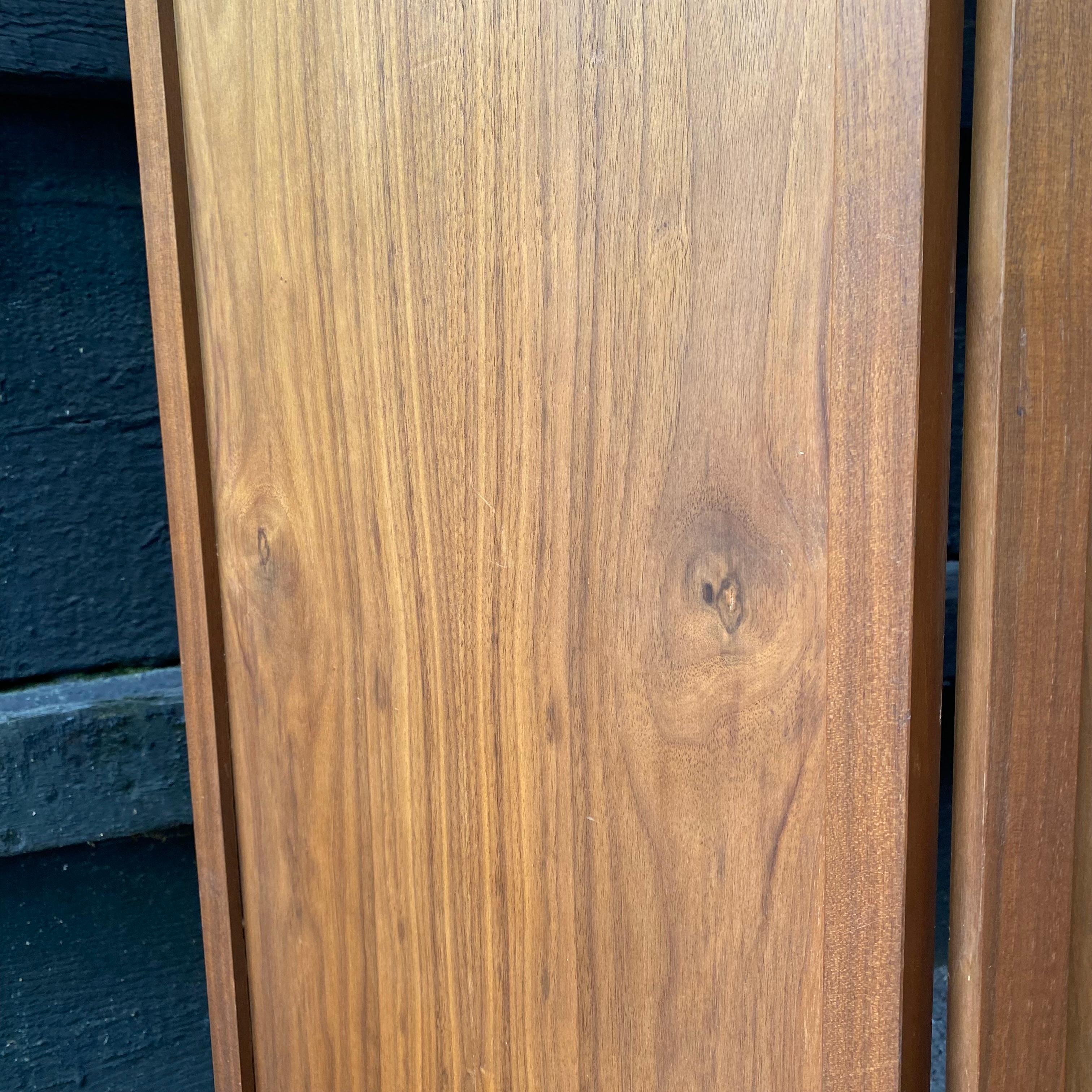Midcentury Arthur Umanoff Washington Woodcraft 1964 Walnut Room Divider Screen 2