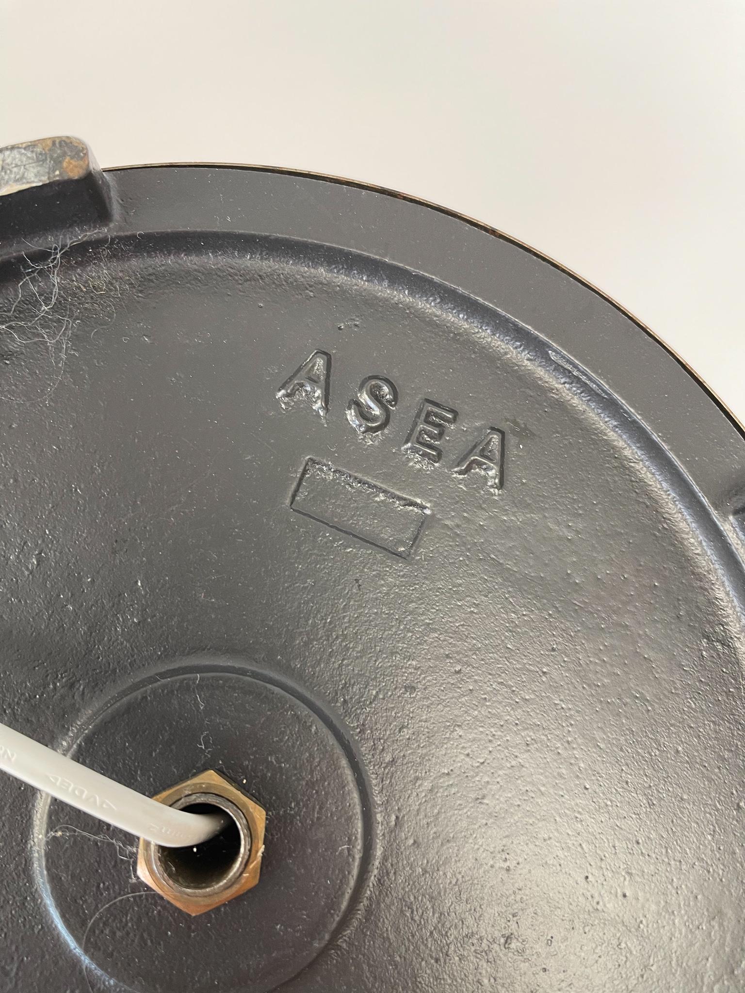Midcentury ASEA Brass Floor Lamp, Sweden, 1960s For Sale 8
