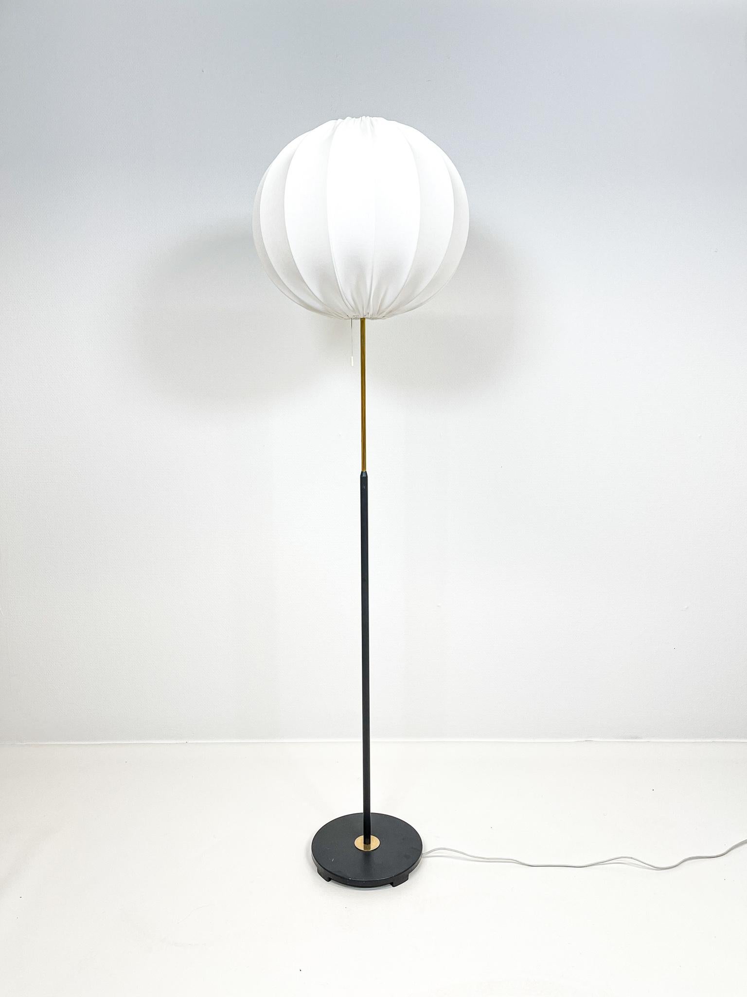 Mid-Century Modern Midcentury ASEA Brass Floor Lamp, Sweden, 1960s For Sale