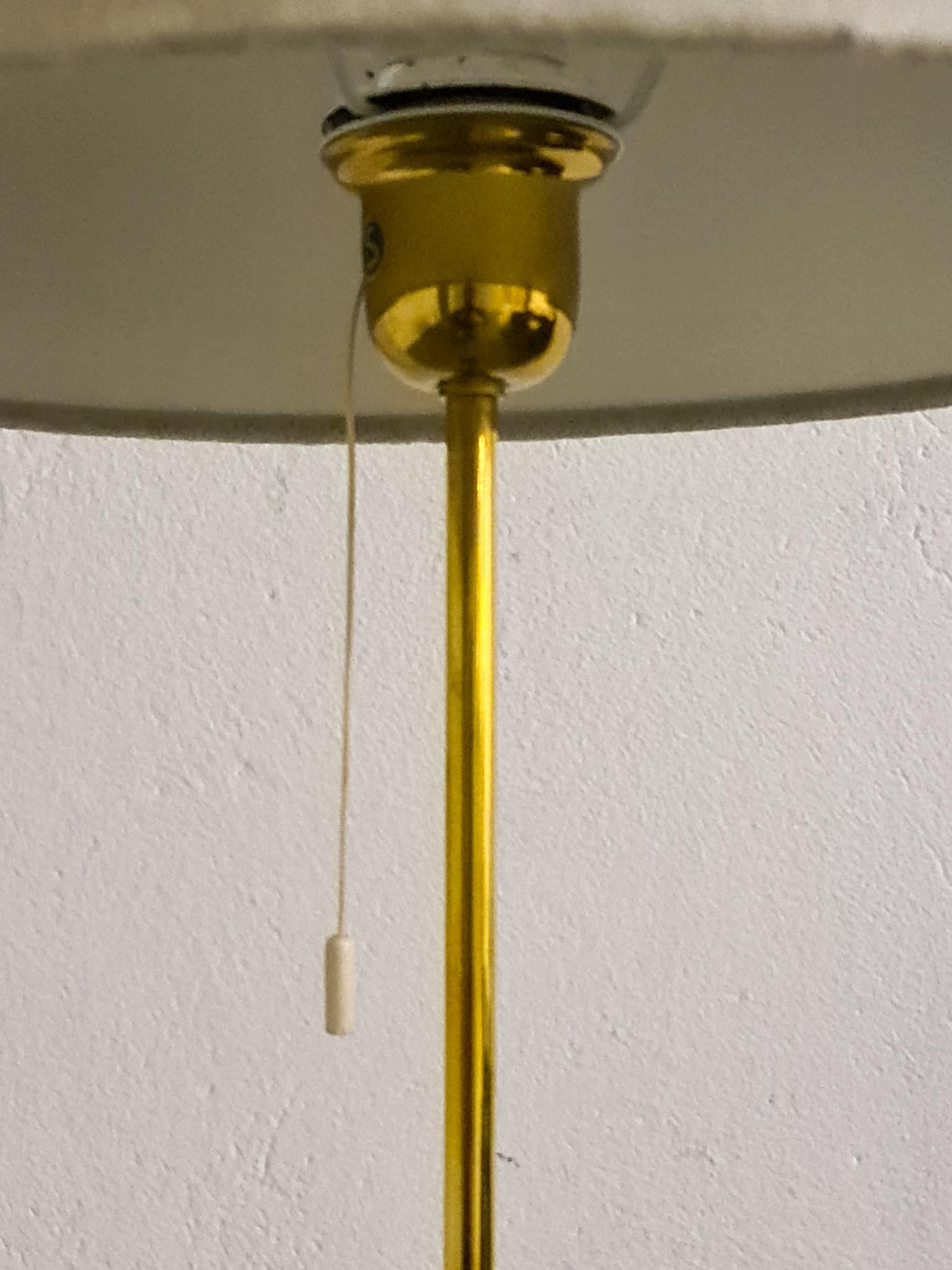 Midcentury ASEA Brass Floor Lamp, Sweden, 1960s 1