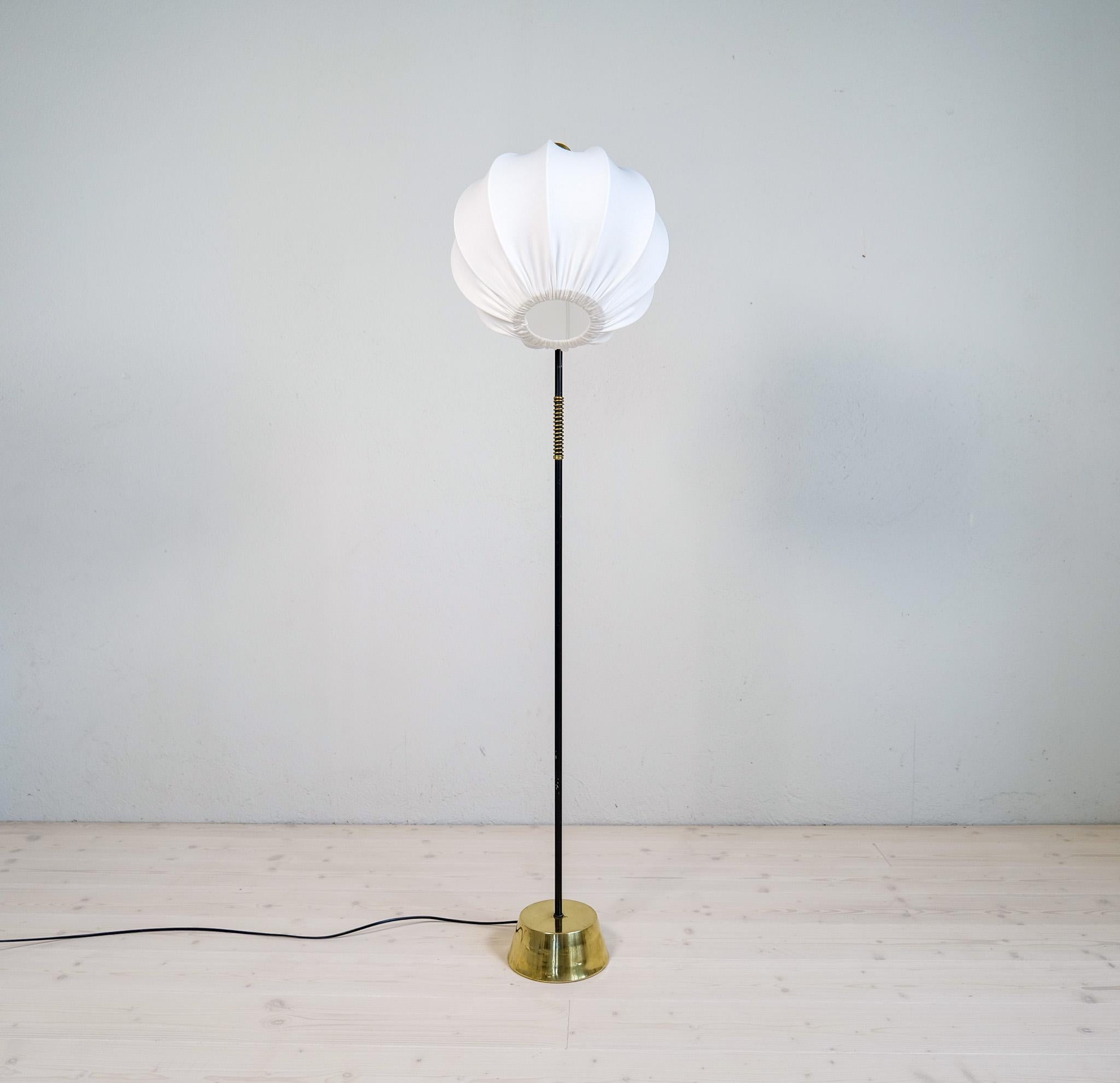 Midcentury Modern ASEA Metal and Brass Floor Lamp, Sweden, 1960s For Sale 6