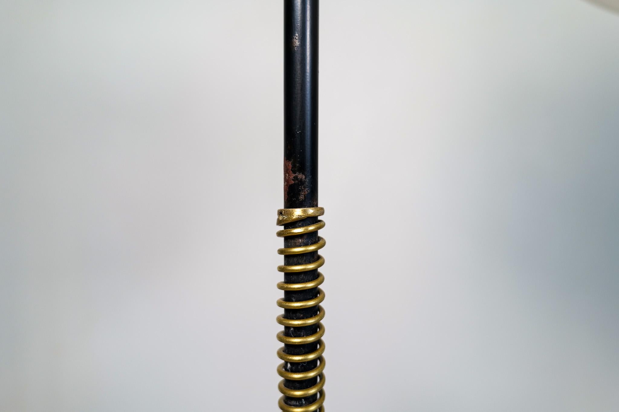 Midcentury Modern ASEA Metal and Brass Floor Lamp, Sweden, 1960s For Sale 2
