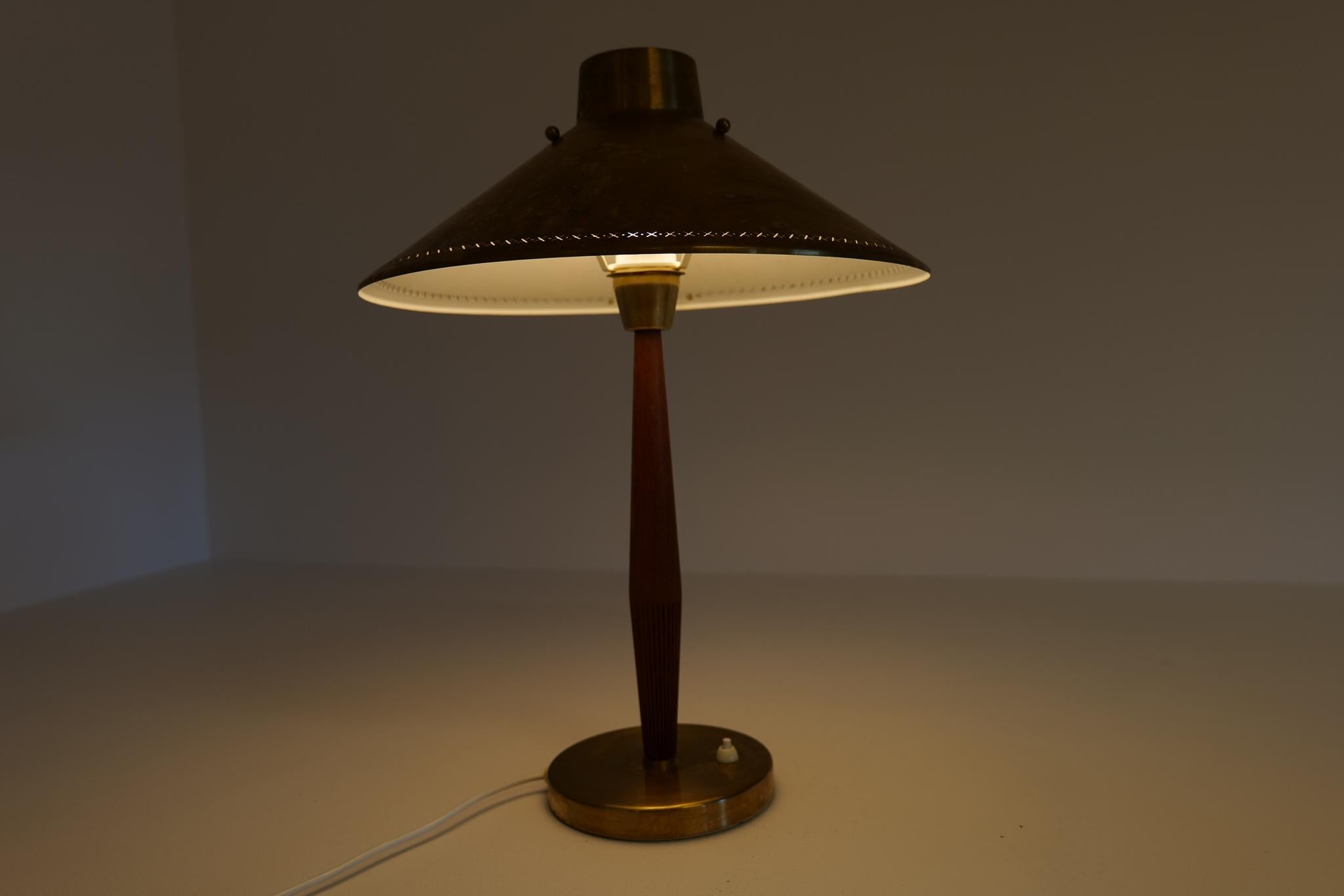 Midcentury ASEA Table Lamp Hans Bergström, Sweden, 1940 11