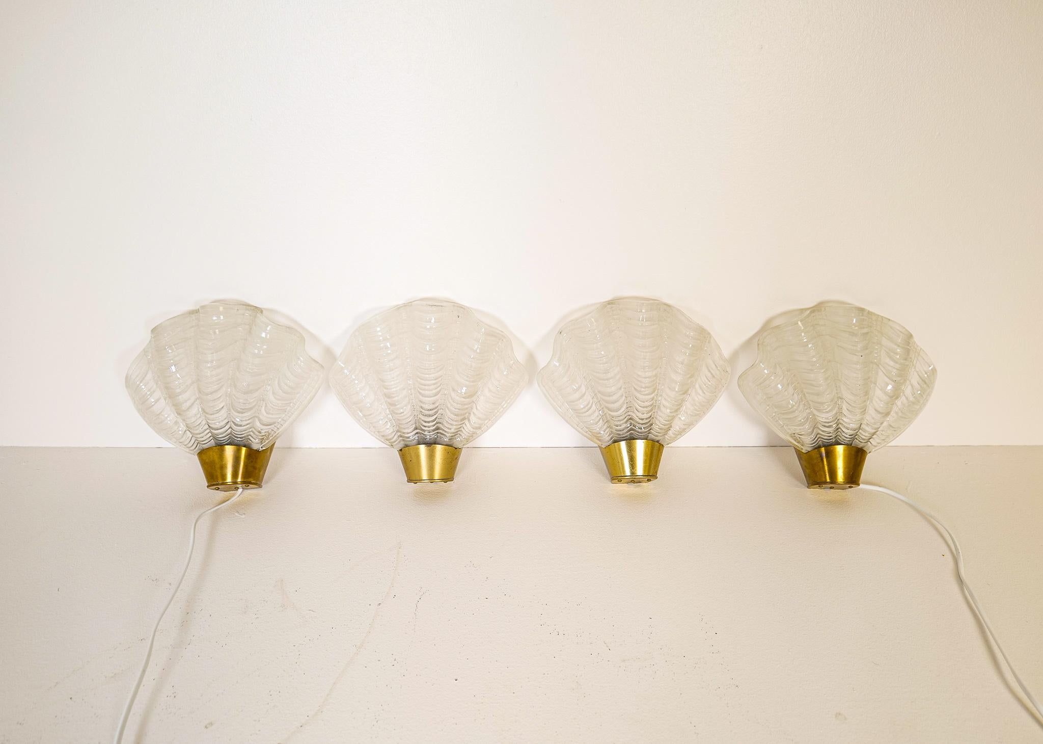 Swedish Midcentury ASEA Wall Lights, 