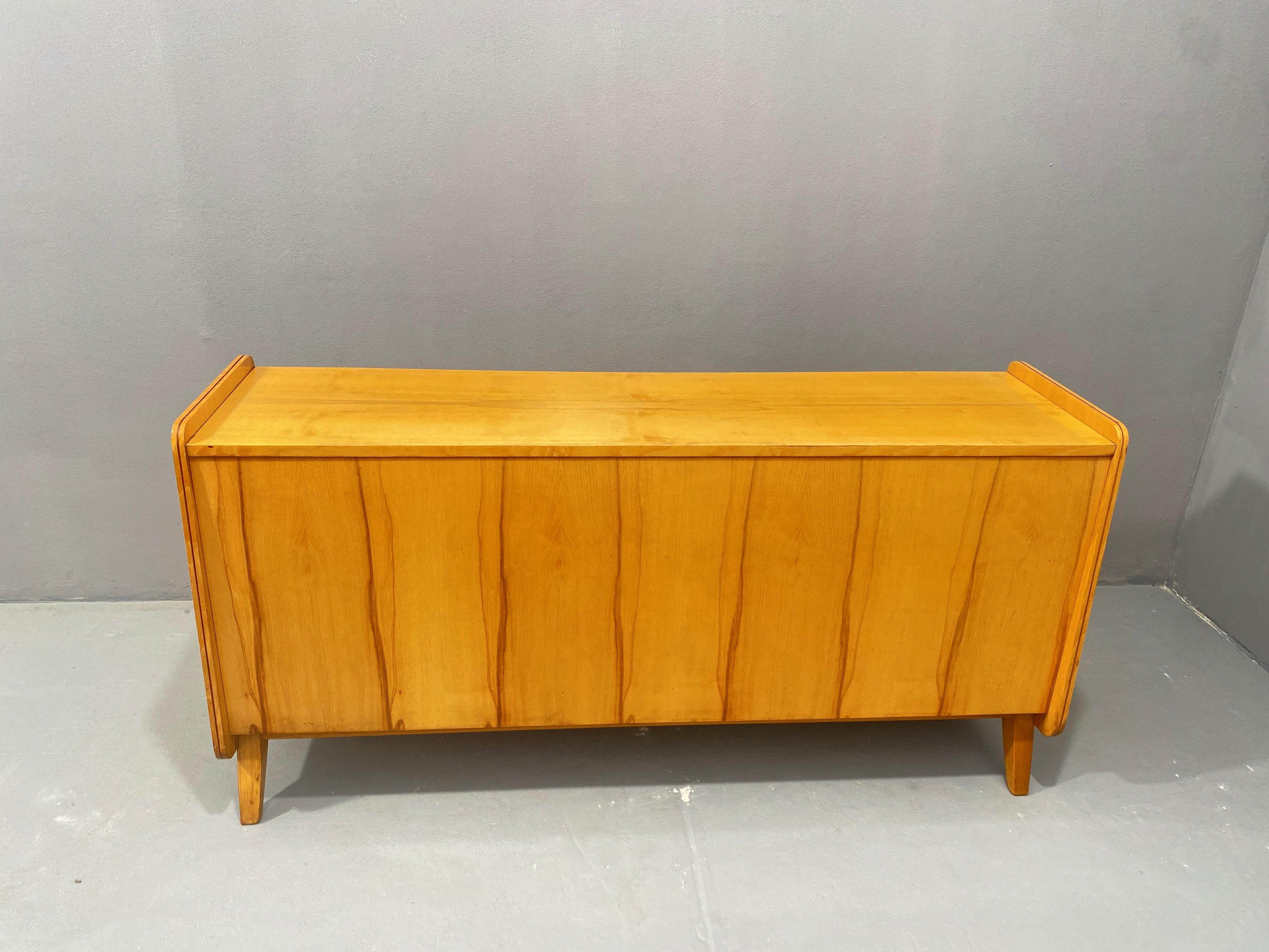 Midcentury ash wood dresser by F.Jirák for Tatra, 1960´s, Czechoslovakia For Sale 14