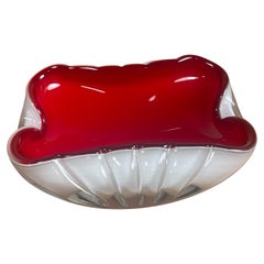 Midcentury Ashtray Murano Glass