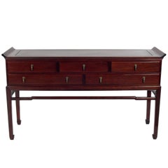 Midcentury Asian Console Table or Server