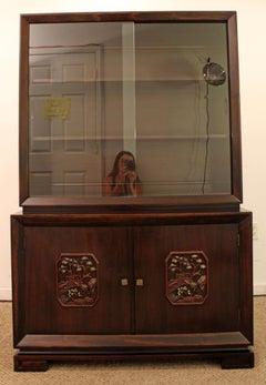Midcentury Asian Ming-Style James Mont China Cabinet